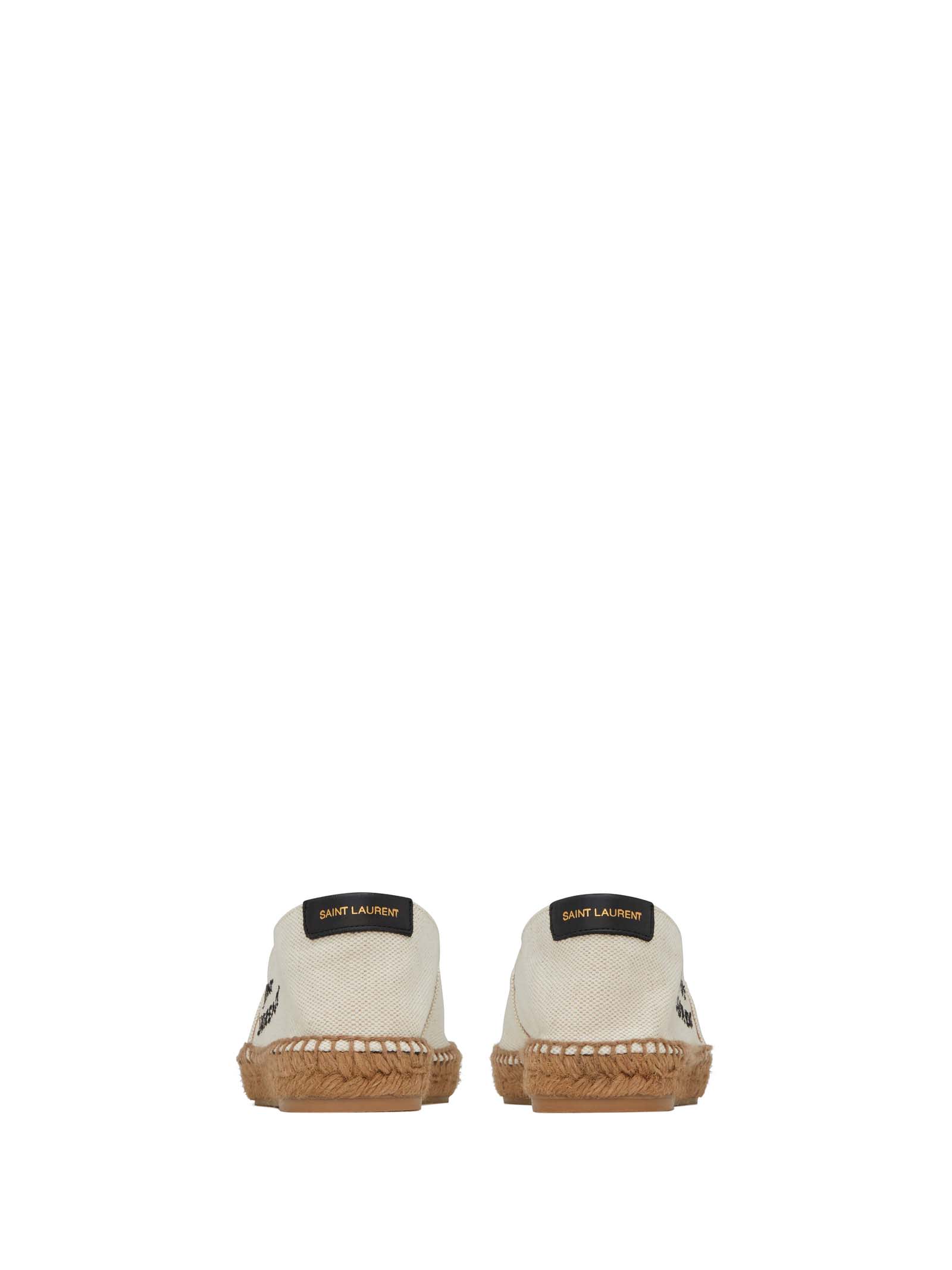 Shop Saint Laurent Embroidered Espadrilles