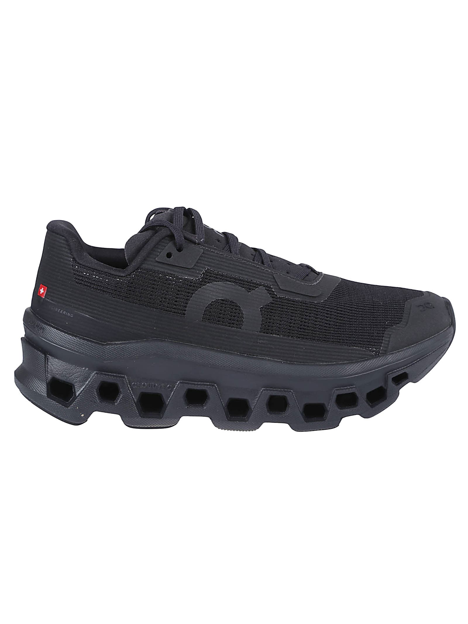 On Cloudmster Void Sneakers In Black