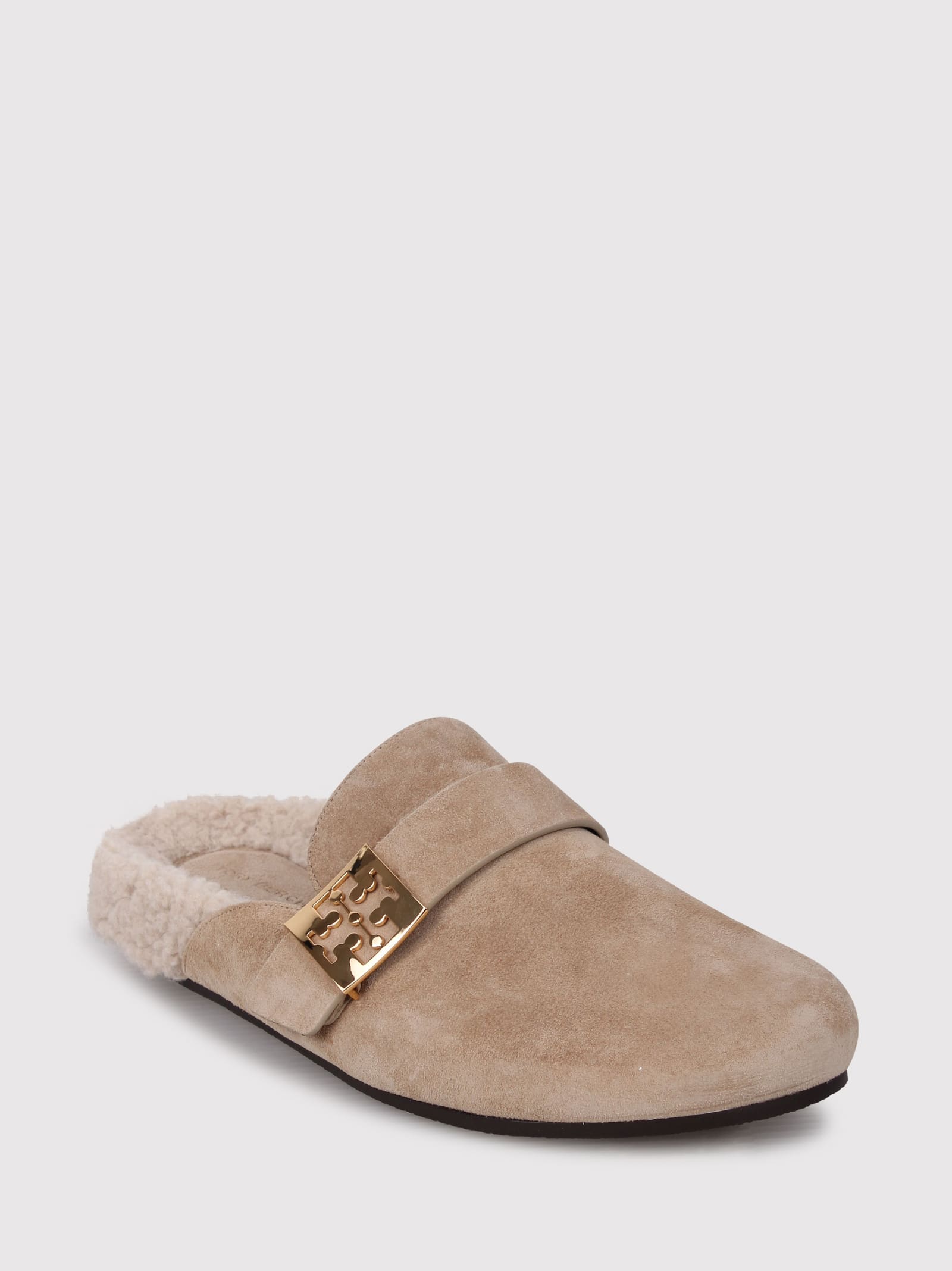 Shop Tory Burch Mellow Shearling Mules