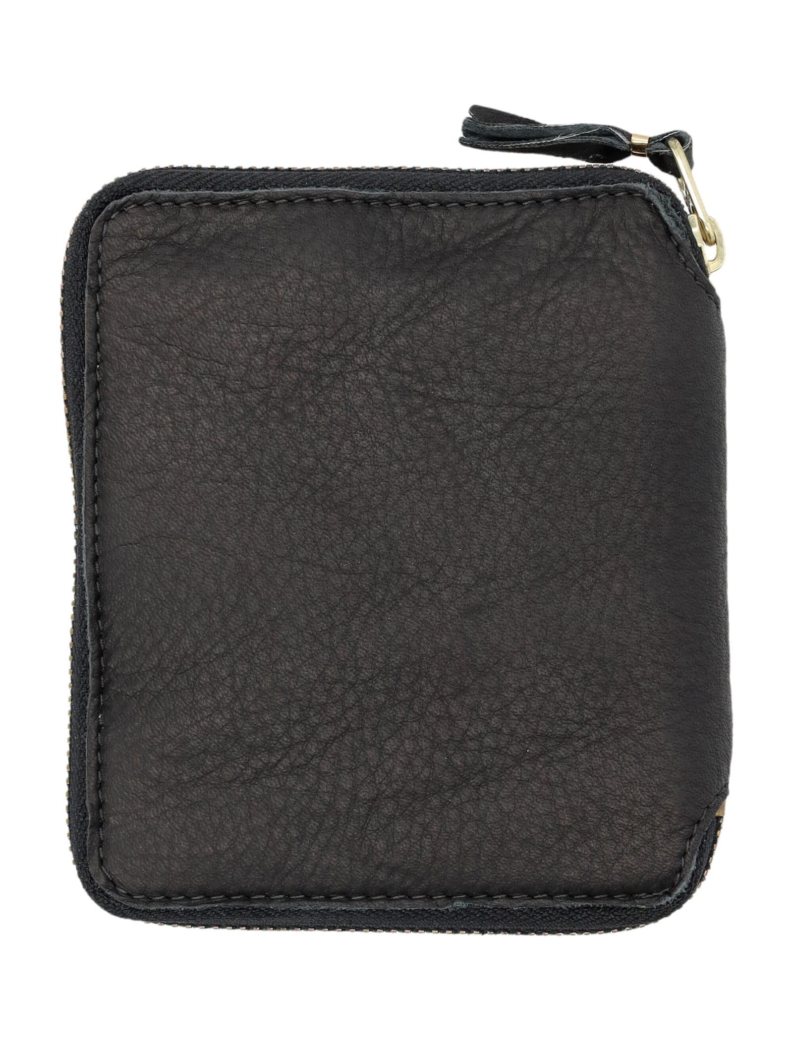 Shop Comme Des Garçons Zip Wallet In Black