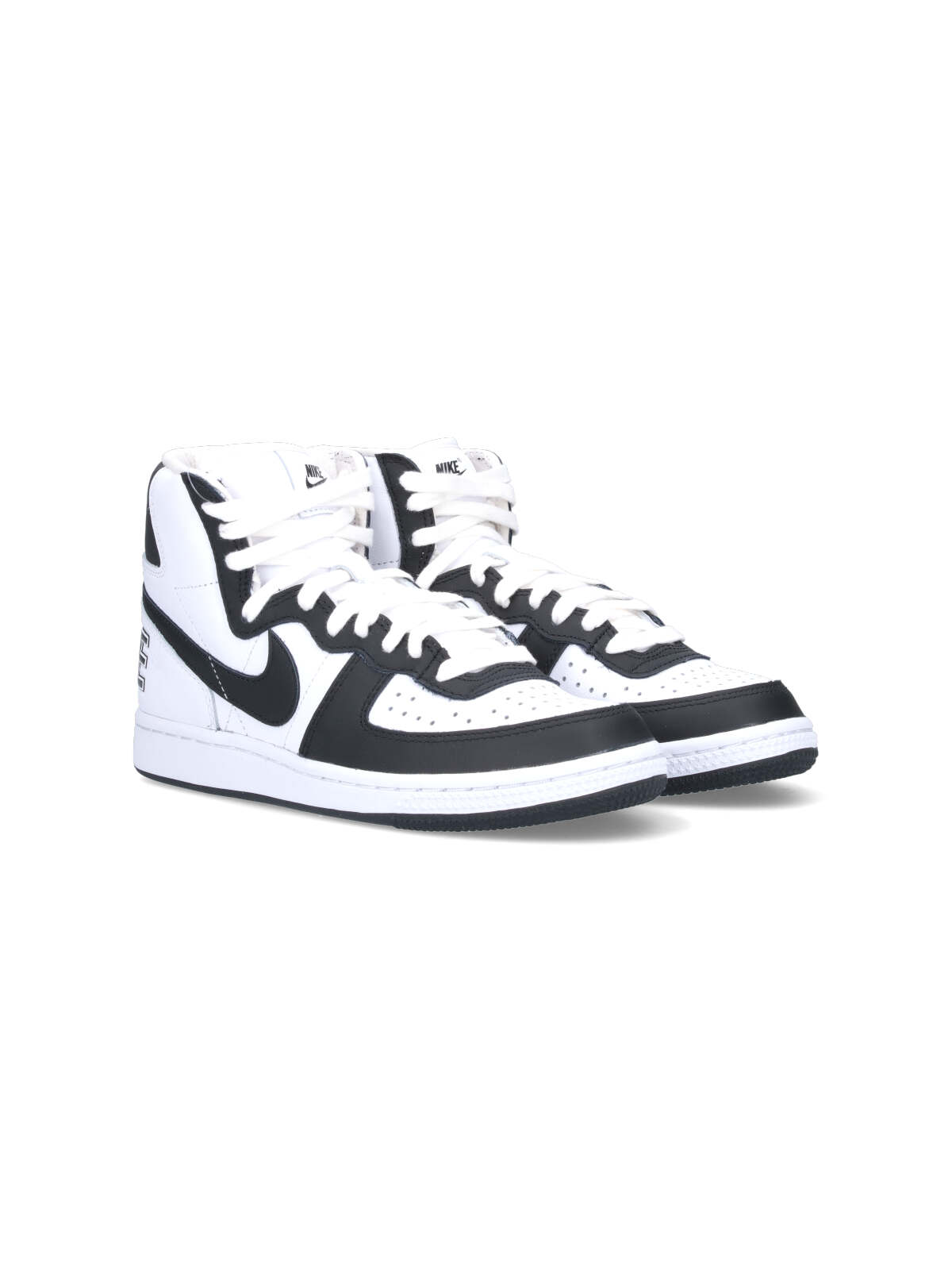 Shop Comme Des Garçons Homme Deux X Nike Terminator High Sneakers In White