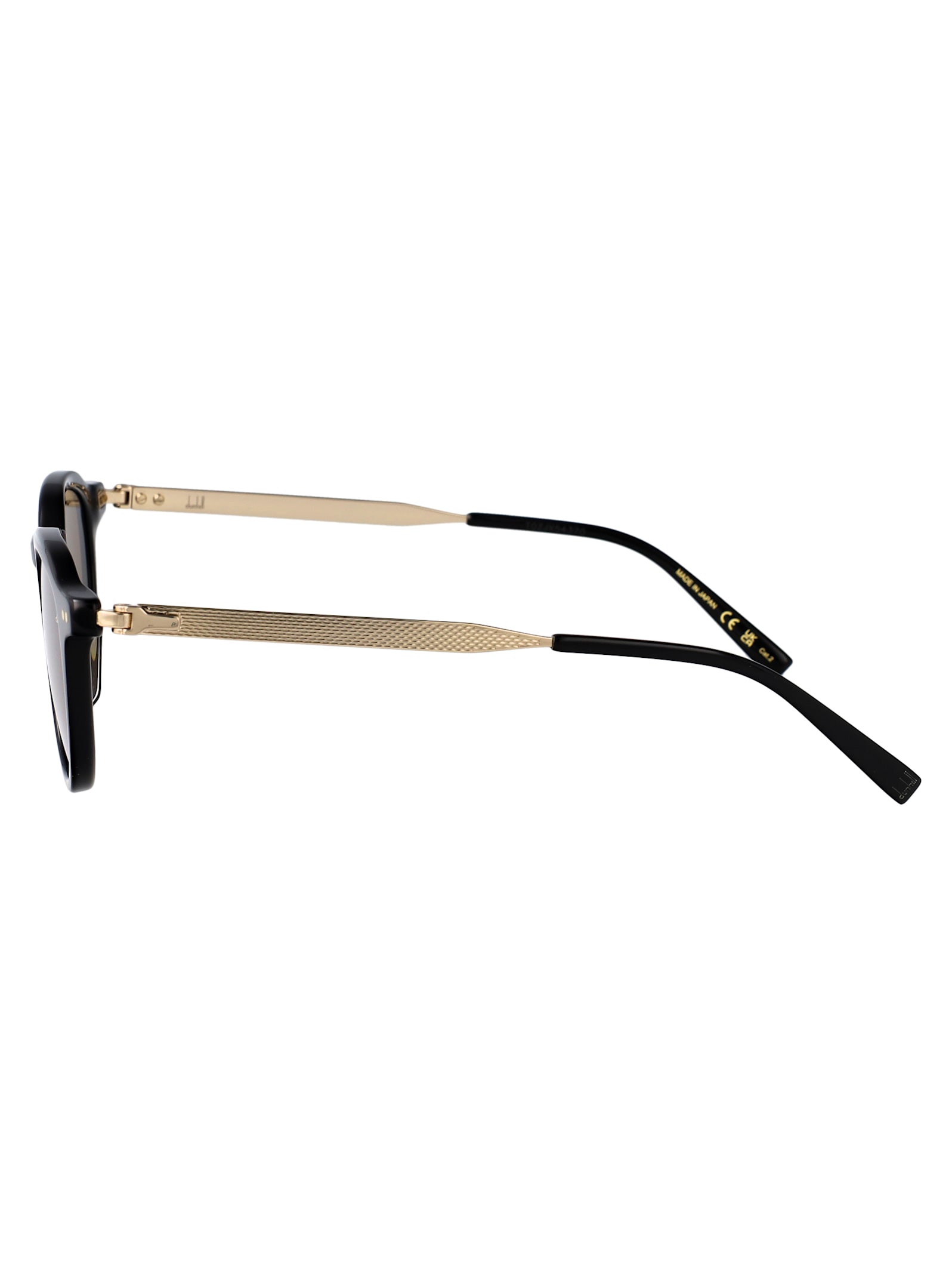 Shop Dunhill Du0091s Sunglasses In Black-gold-brown