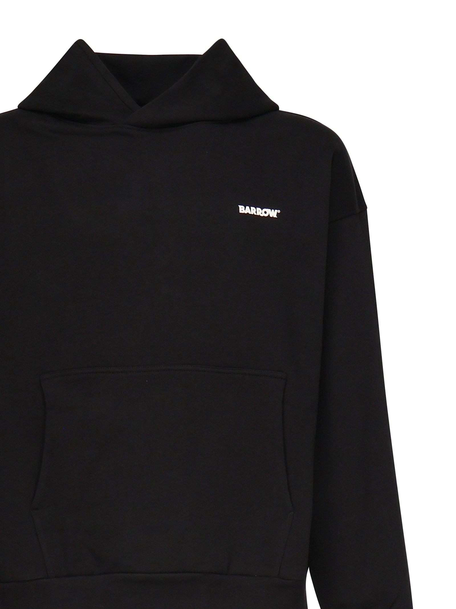 Barrow Oversized Sweatshirt With Logo In Black