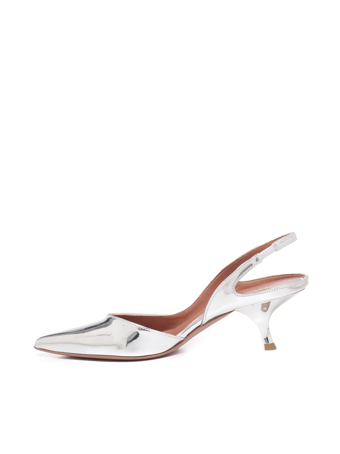 Shop Aldo Castagna Slingback Mikaela In Silver