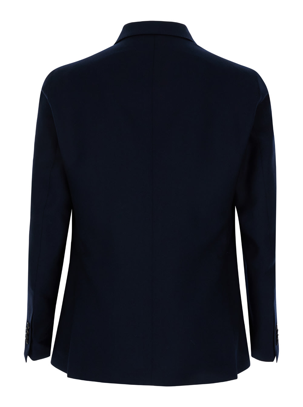 Shop Tagliatore Blue Double Breasted Jacket In Cashmere Man