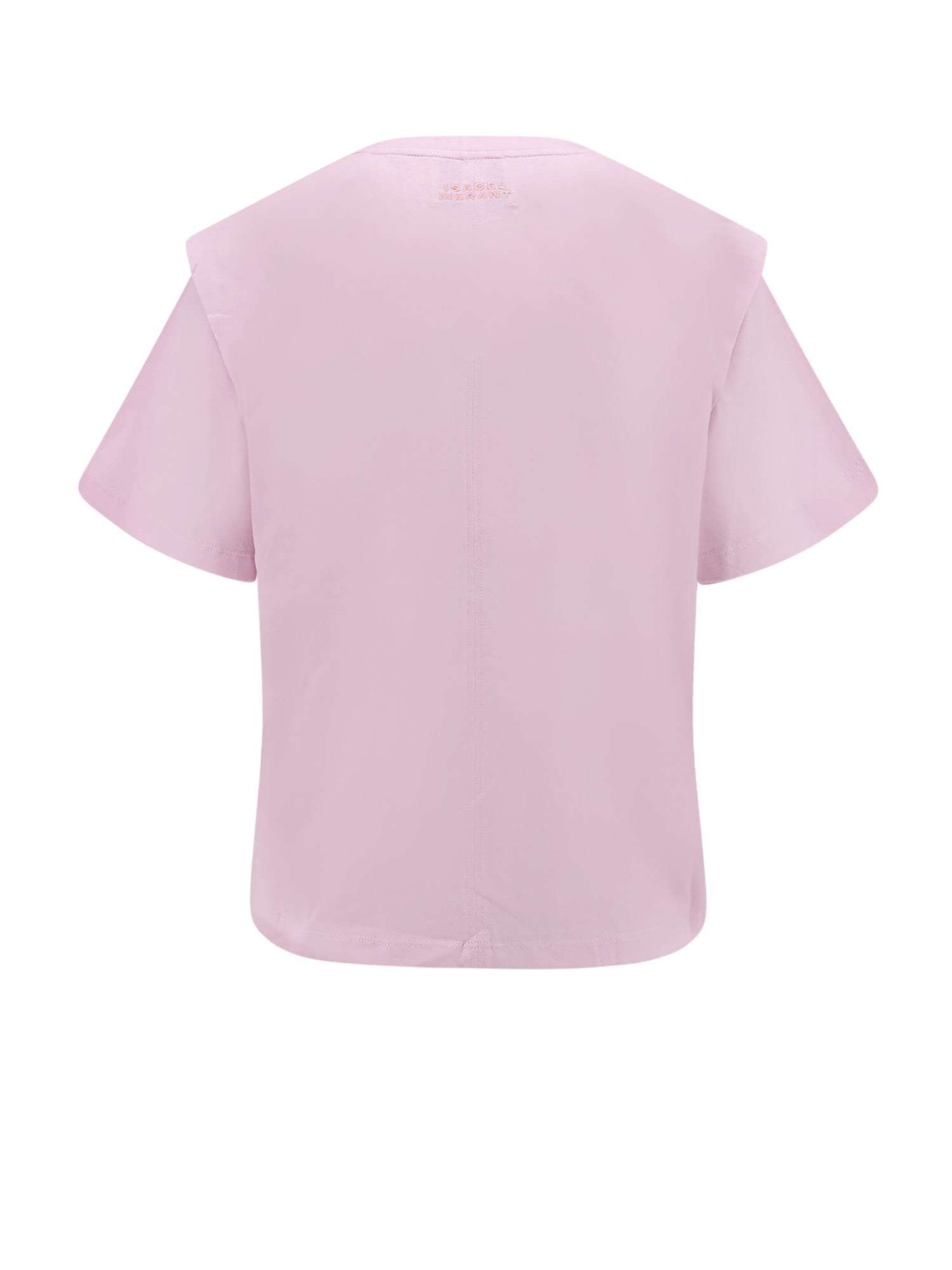 Isabel Marant Étoile Isabel Marant Zelitos Layered Crewneck T-shirt In Pink