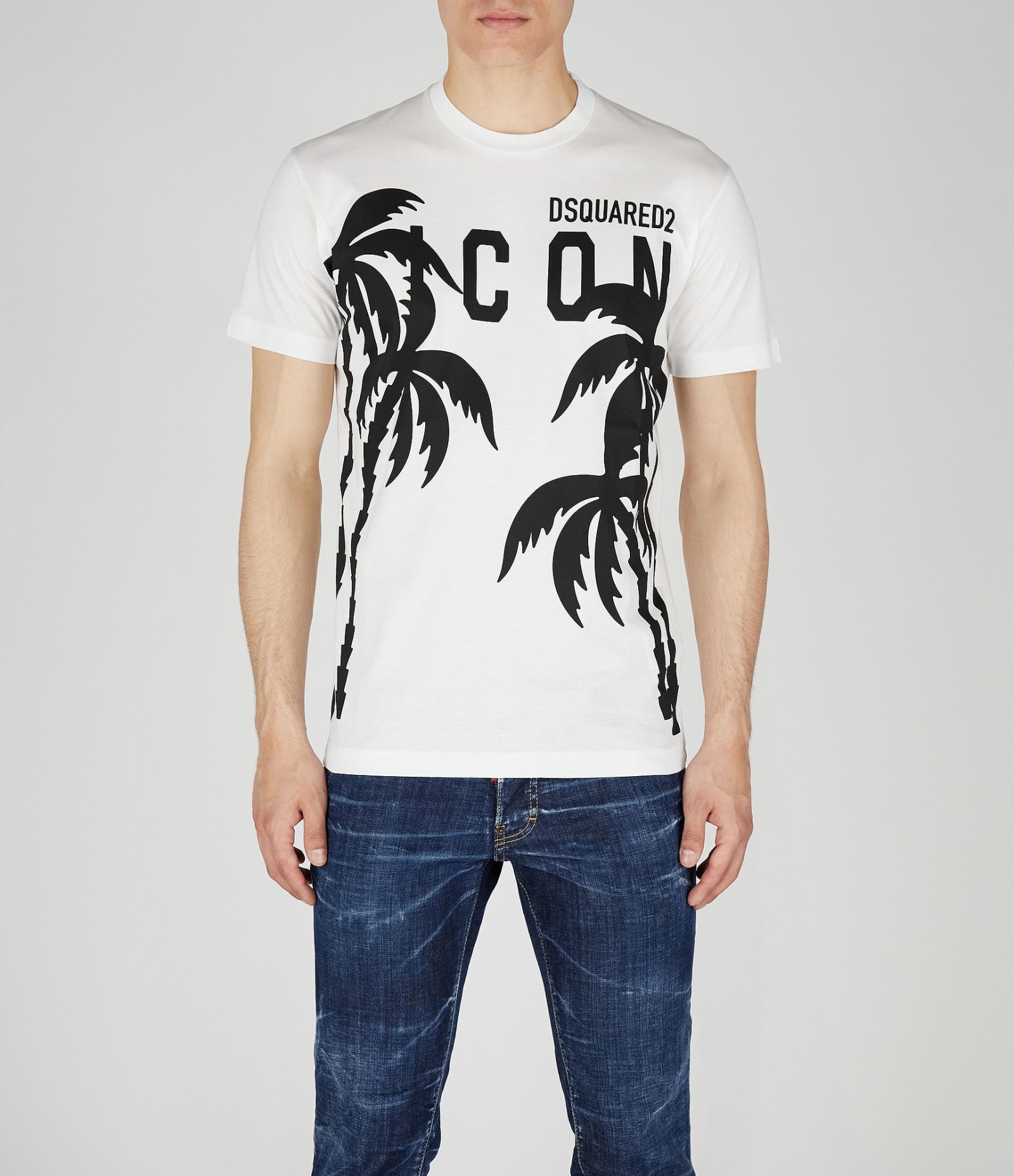 Shop Dsquared2 T-shirts In White