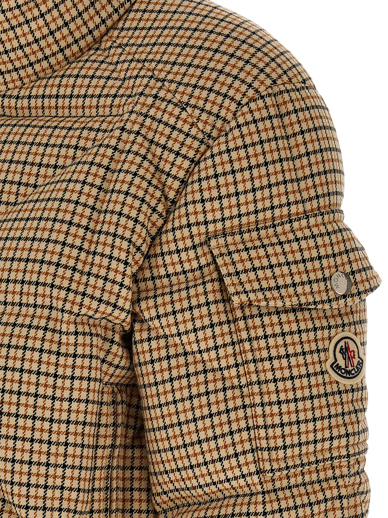 Moncler Keros Down Jacket In Brown