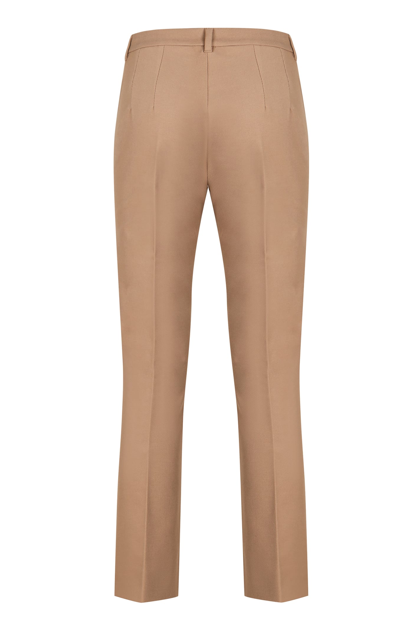 Shop 's Max Mara Umanita Cotton Blend Trousers In Camel