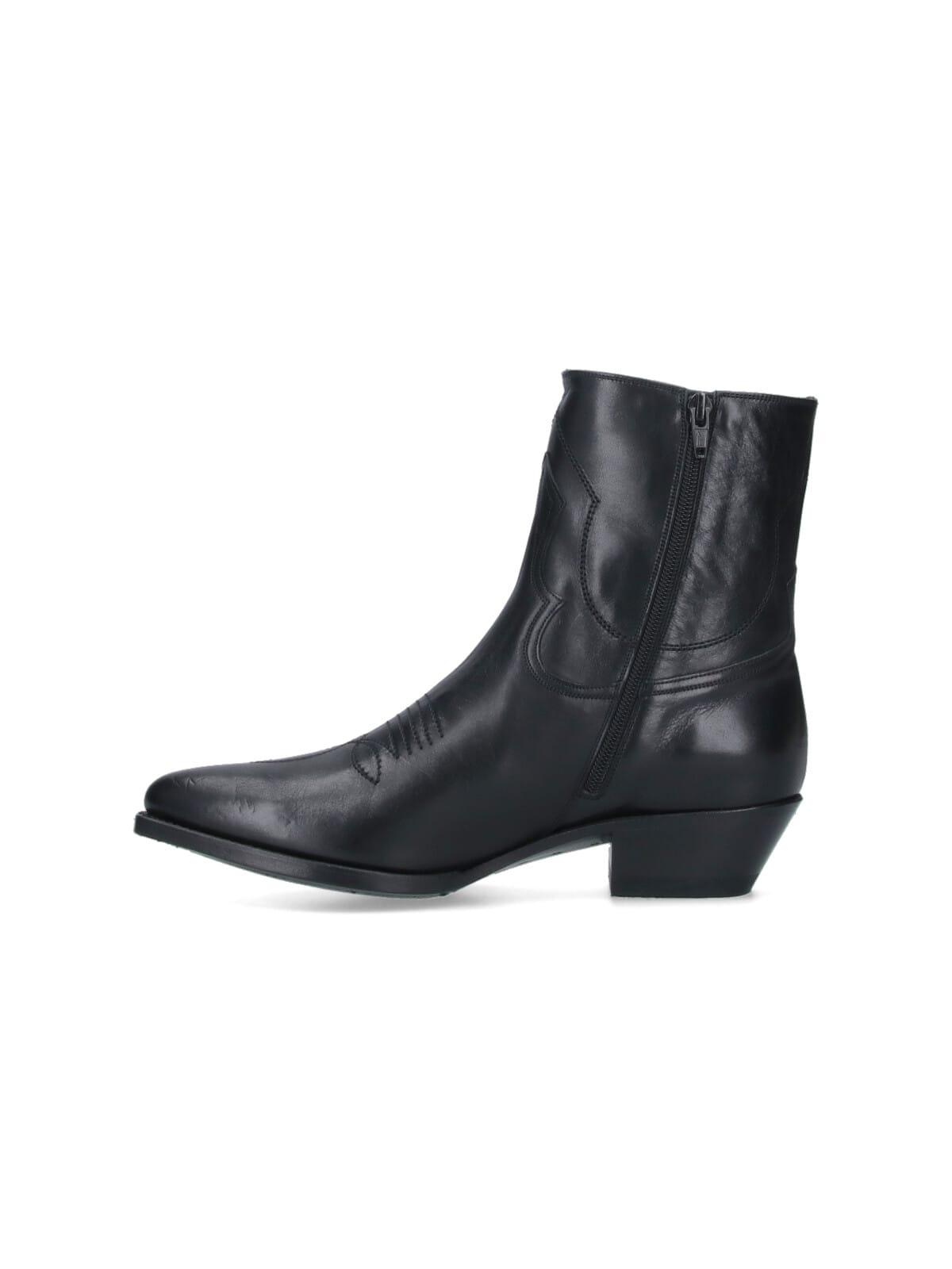 Celine Western Boots In Black