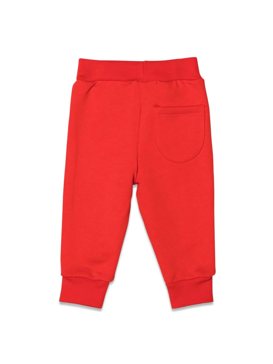 Shop Msgm Sweatpants In Red