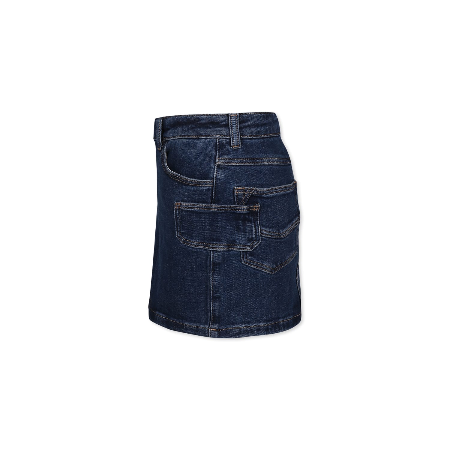 ZADIG &AMP; VOLTAIRE BLUE SKIRT FOR BOY WITH LOGO 