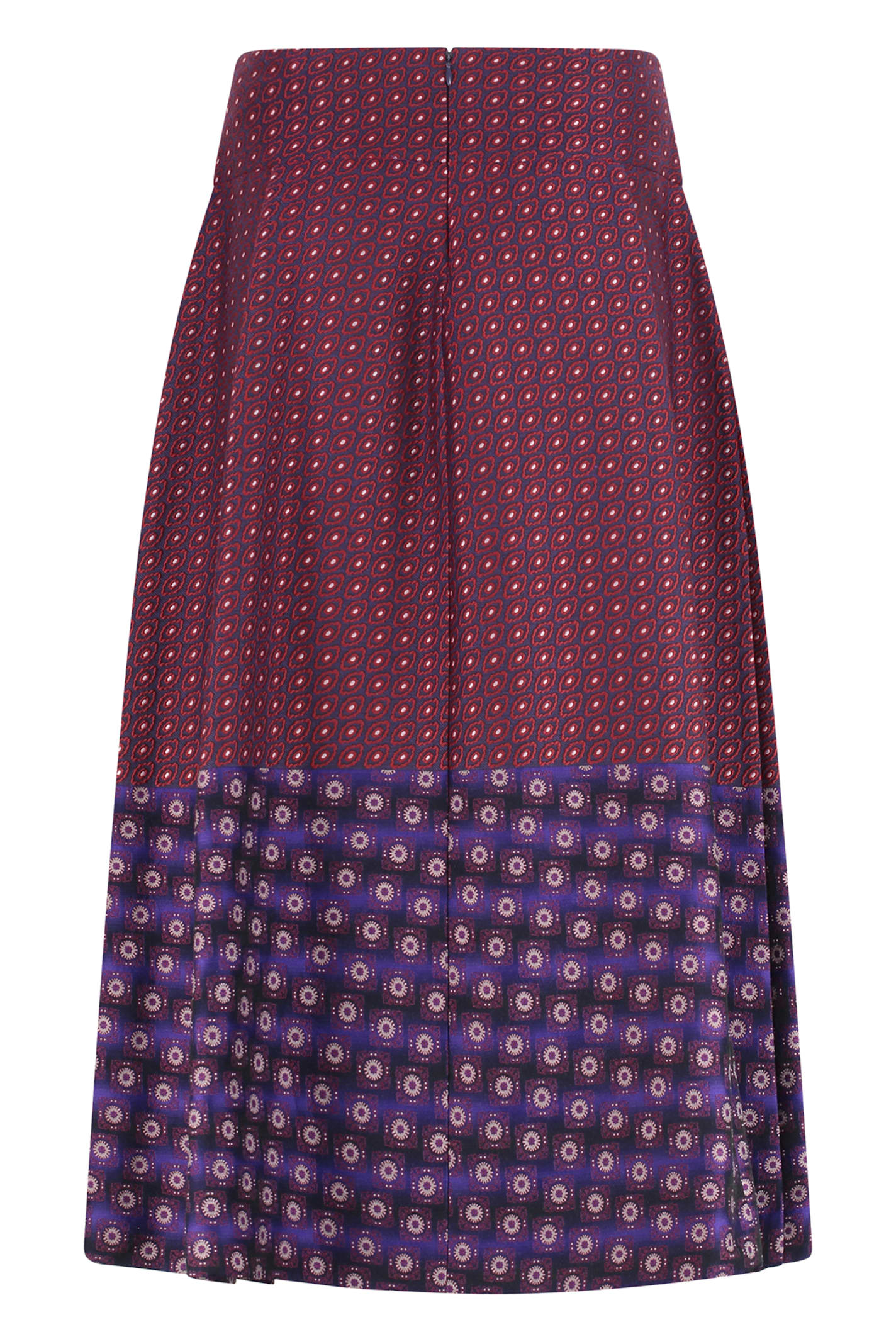 Etro Printed Silk Blend Skirt In Animal Print