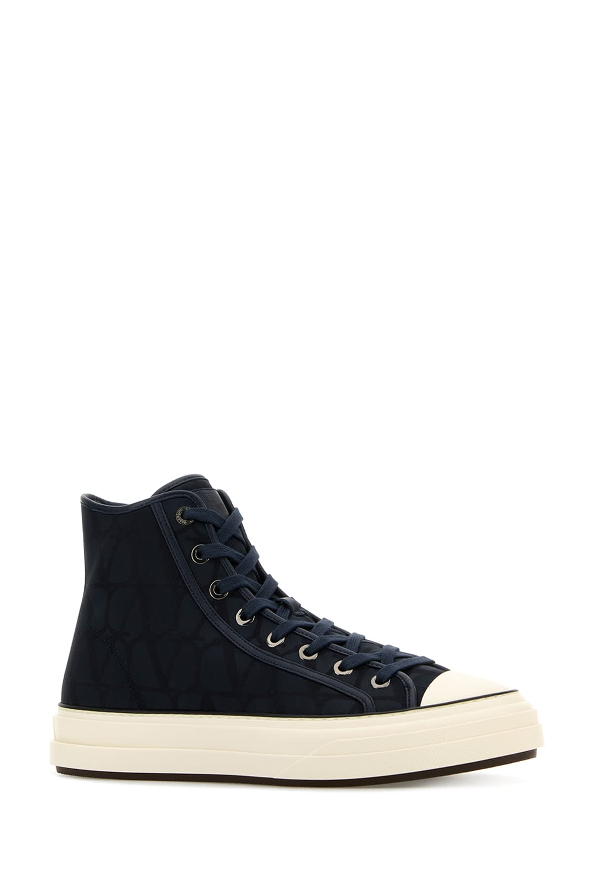 Shop Valentino Sneakers In Marinemarineivorynerofondant