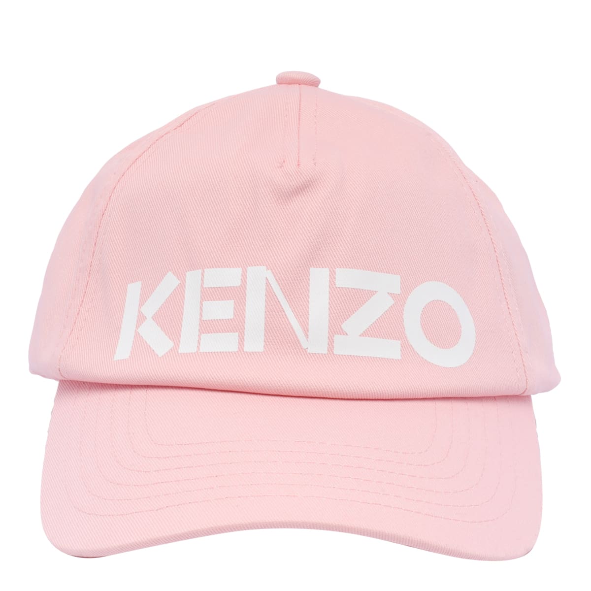 Shop Kenzo Logo Baseball Cap In Pink