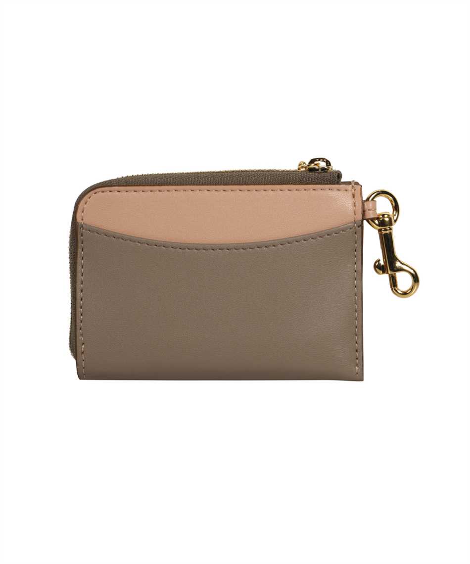 Shop Stella Mccartney Stella Logo Alter-nappa Card Holder In Pink