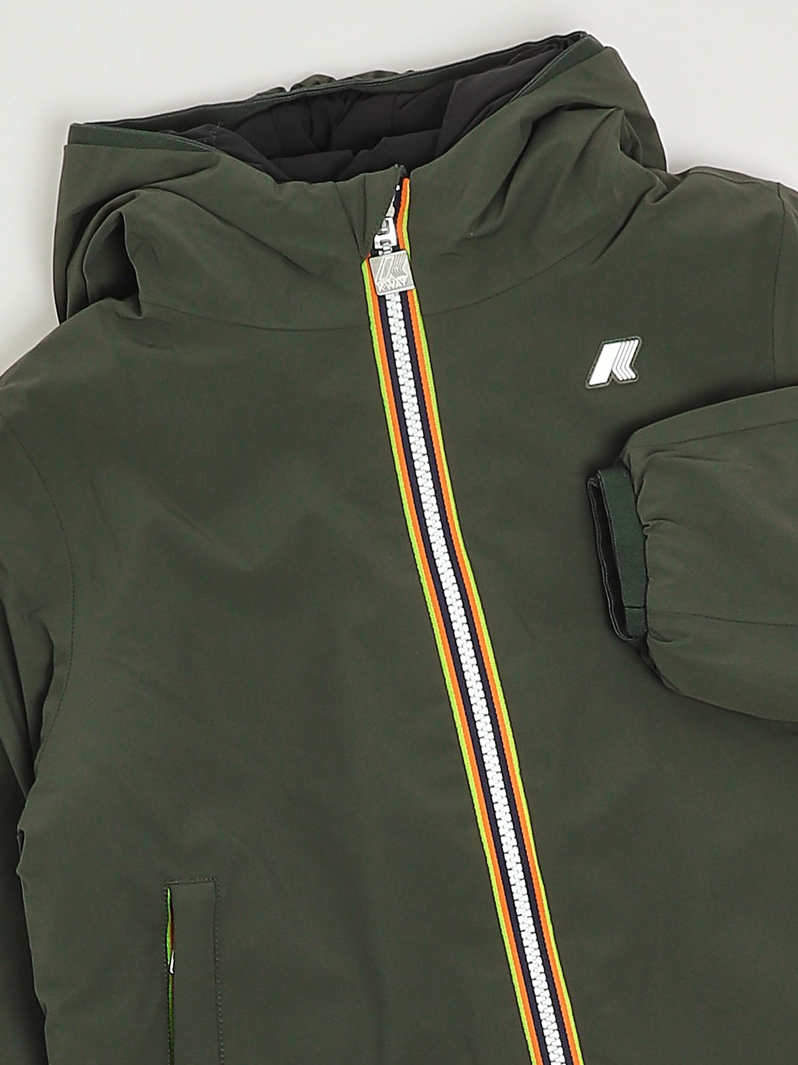 K-way Jack St Warm Double Jacket In Brown