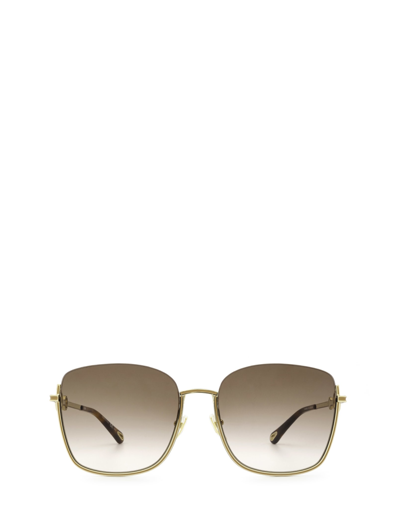 Chloé Eyewear Ch0070sk Gold Sunglasses