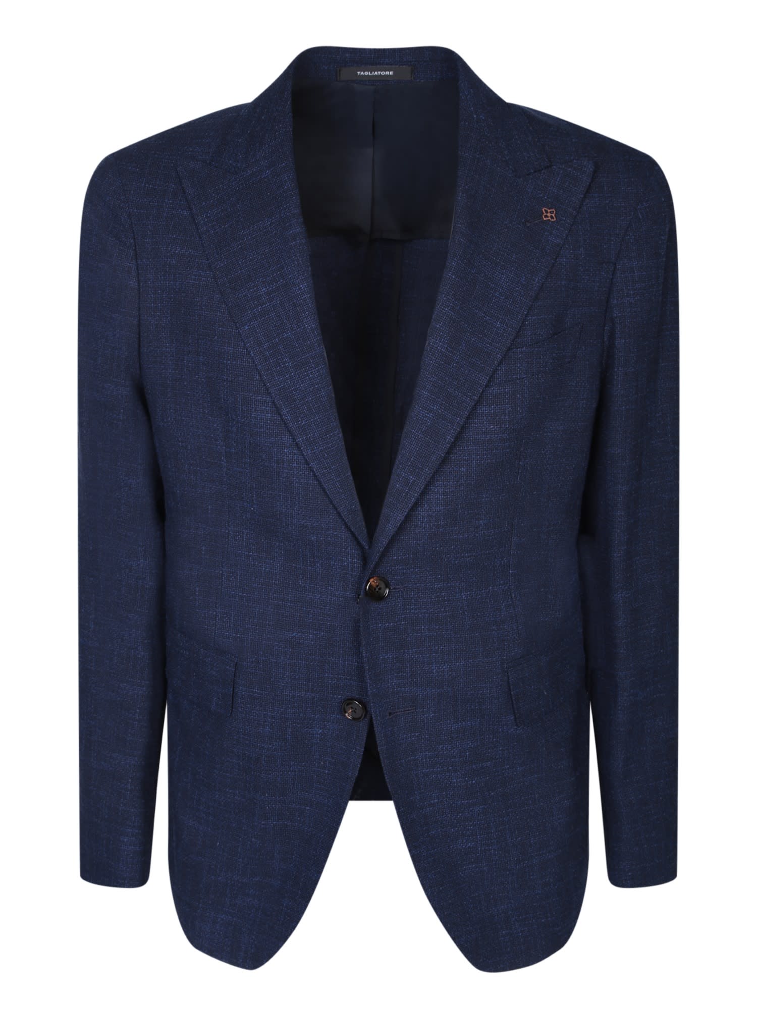 Shop Tagliatore Vesuvio Blue Jacket