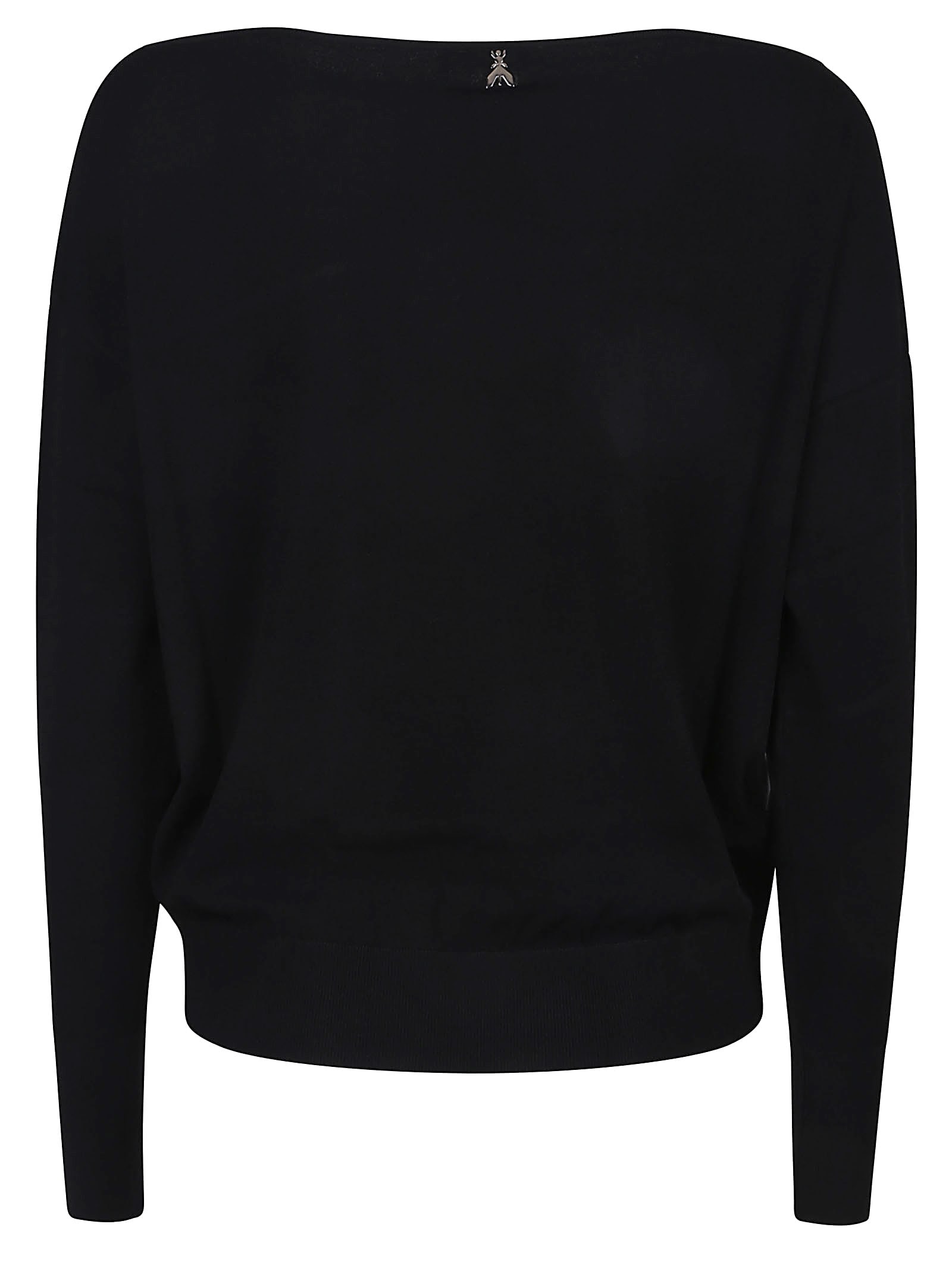 Patrizia Pepe Boat-neck T-shirt In Black