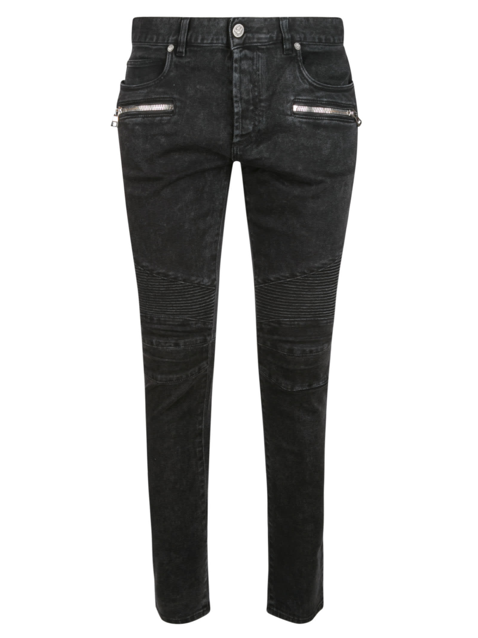 Balmain Side Zip Pocket Jeans