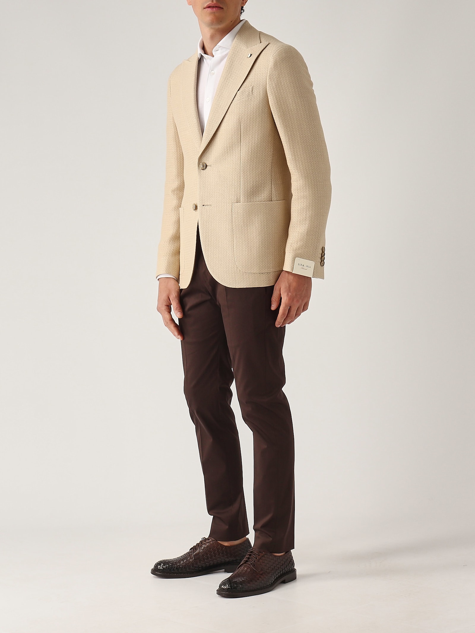 L.b.m 1911 L.b.m. 1911 Jackets & Vests In Brown