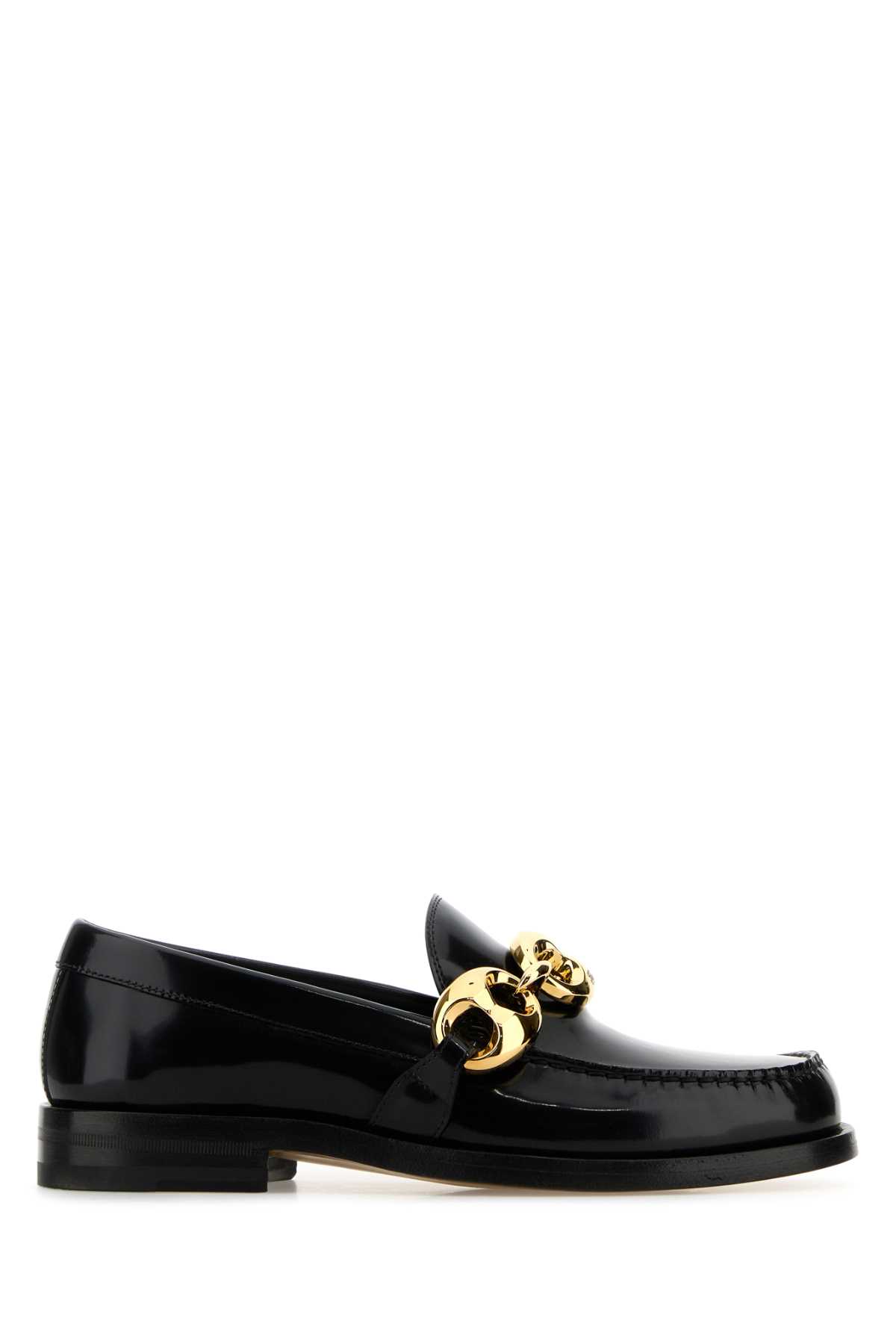 Gucci Black Leather Loafers