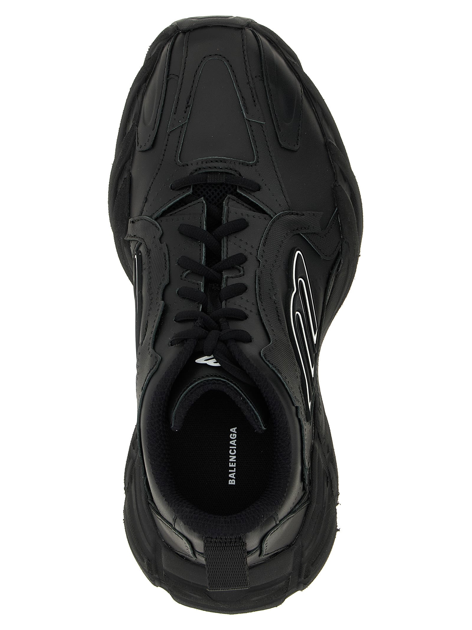 Balenciaga Monday Low-top Sneakers In Black