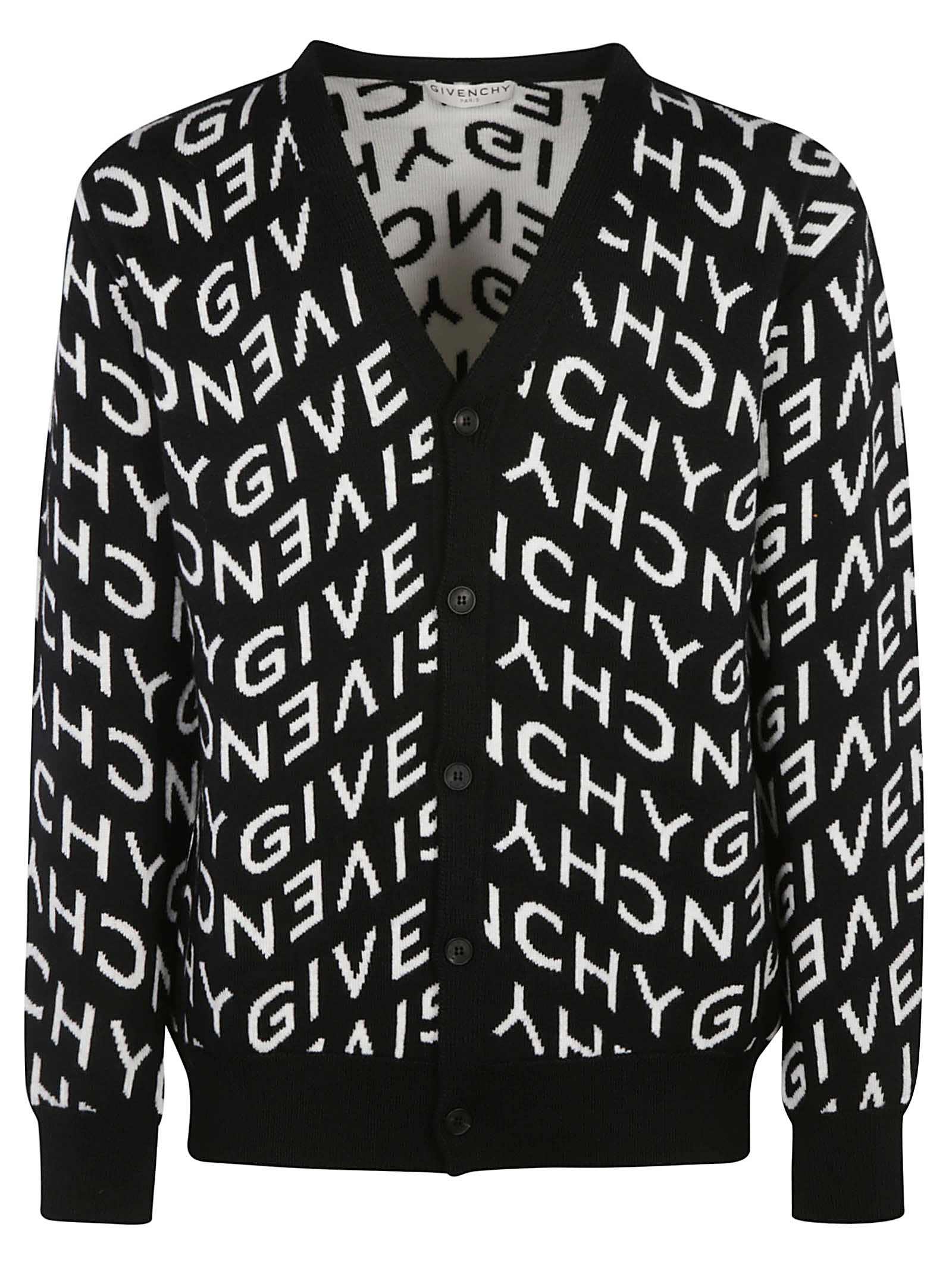 Givenchy All-over Logo Patterned Cardigan