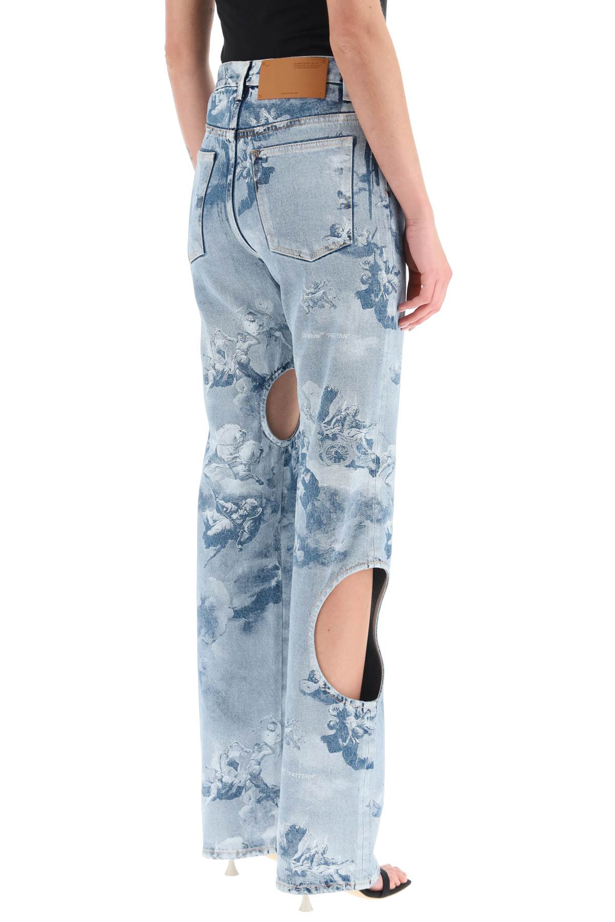 Shop Off-white Sky Meteor Cool Baggy Jeans