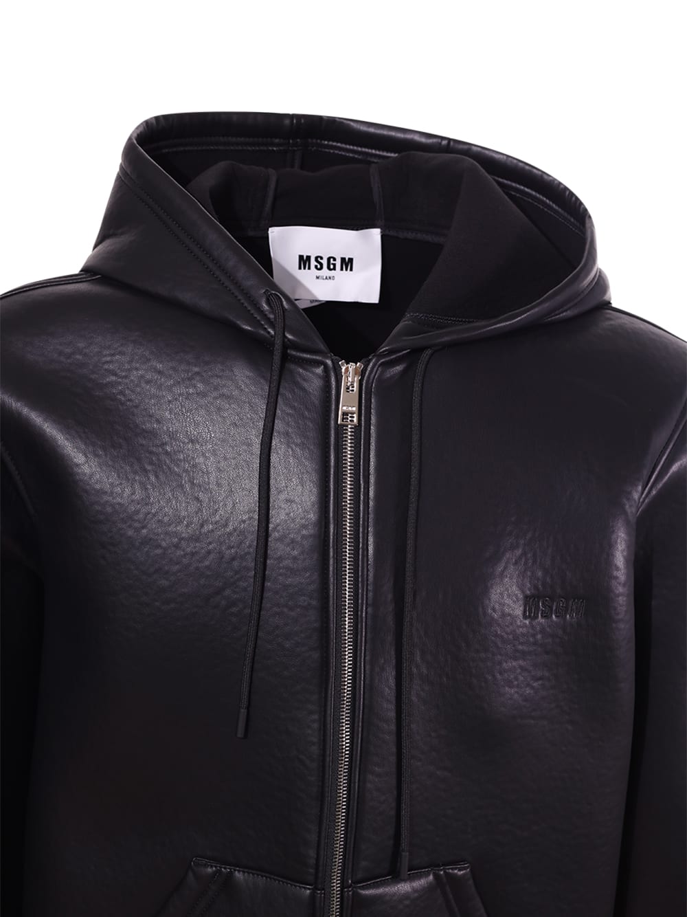 Shop Msgm Jacket In Black