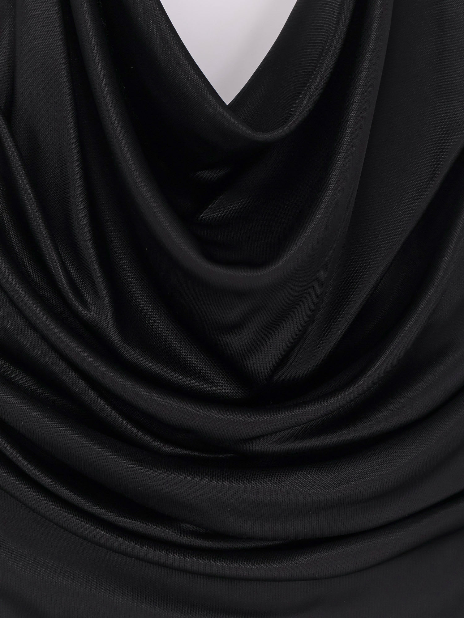 Elisabetta Franchi Red Carpet Jersey Dress In Black