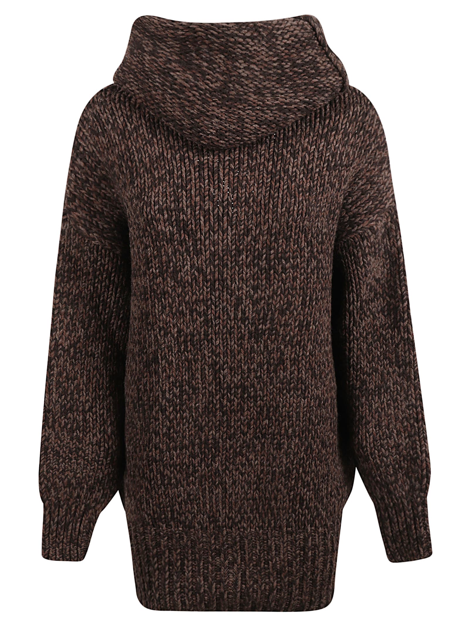 Hooded Knit Knitted Jumper