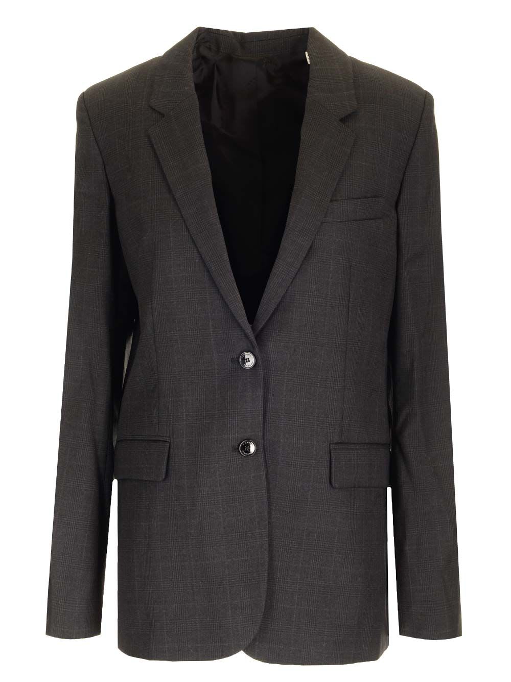 Shop Isabel Marant Lesandre Classic Blazer In Grey