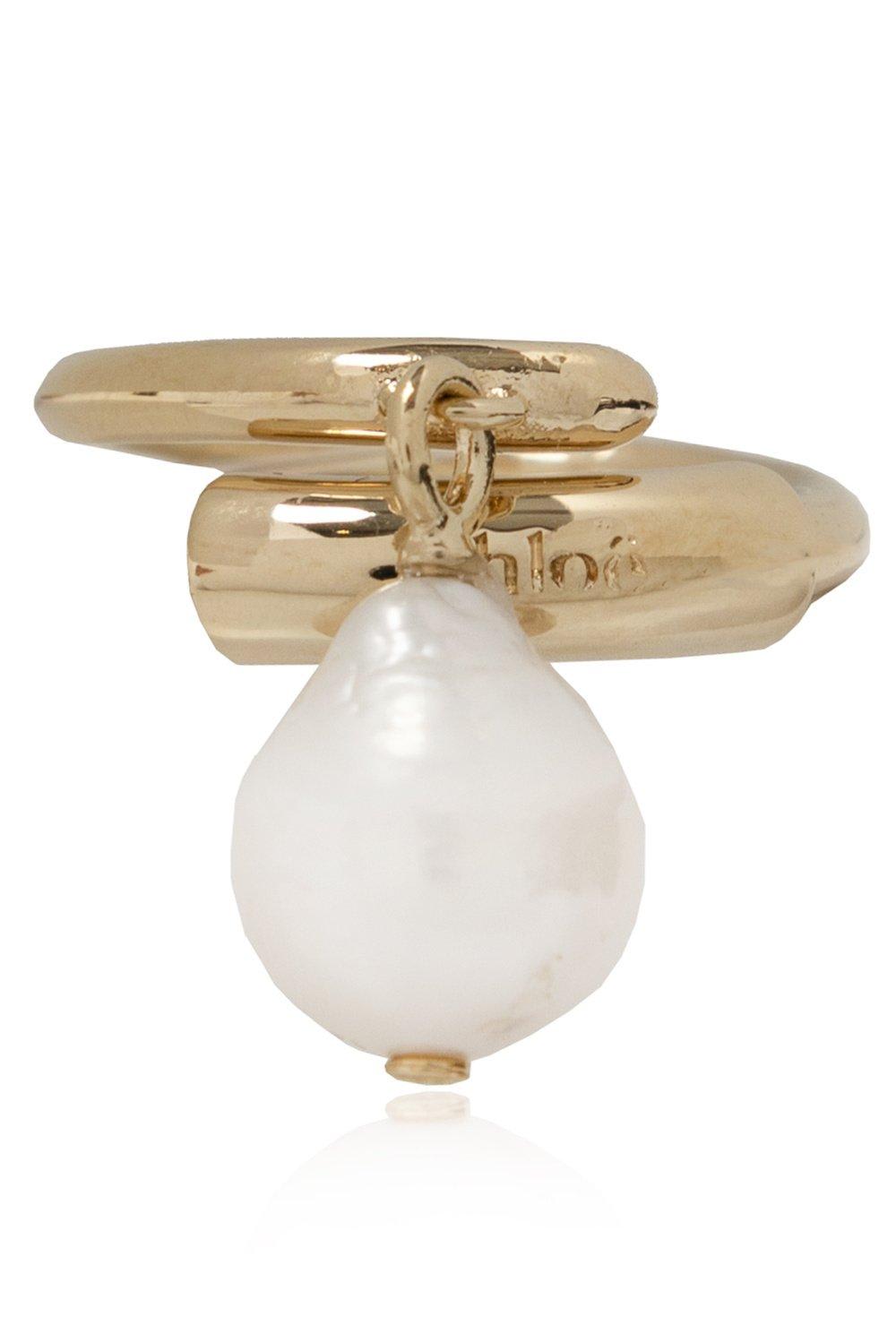 Chloé Darcey Pearl Embellished Ring