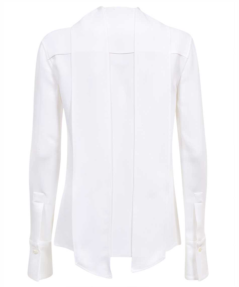 Shop Ferragamo Rayon Blouse In White