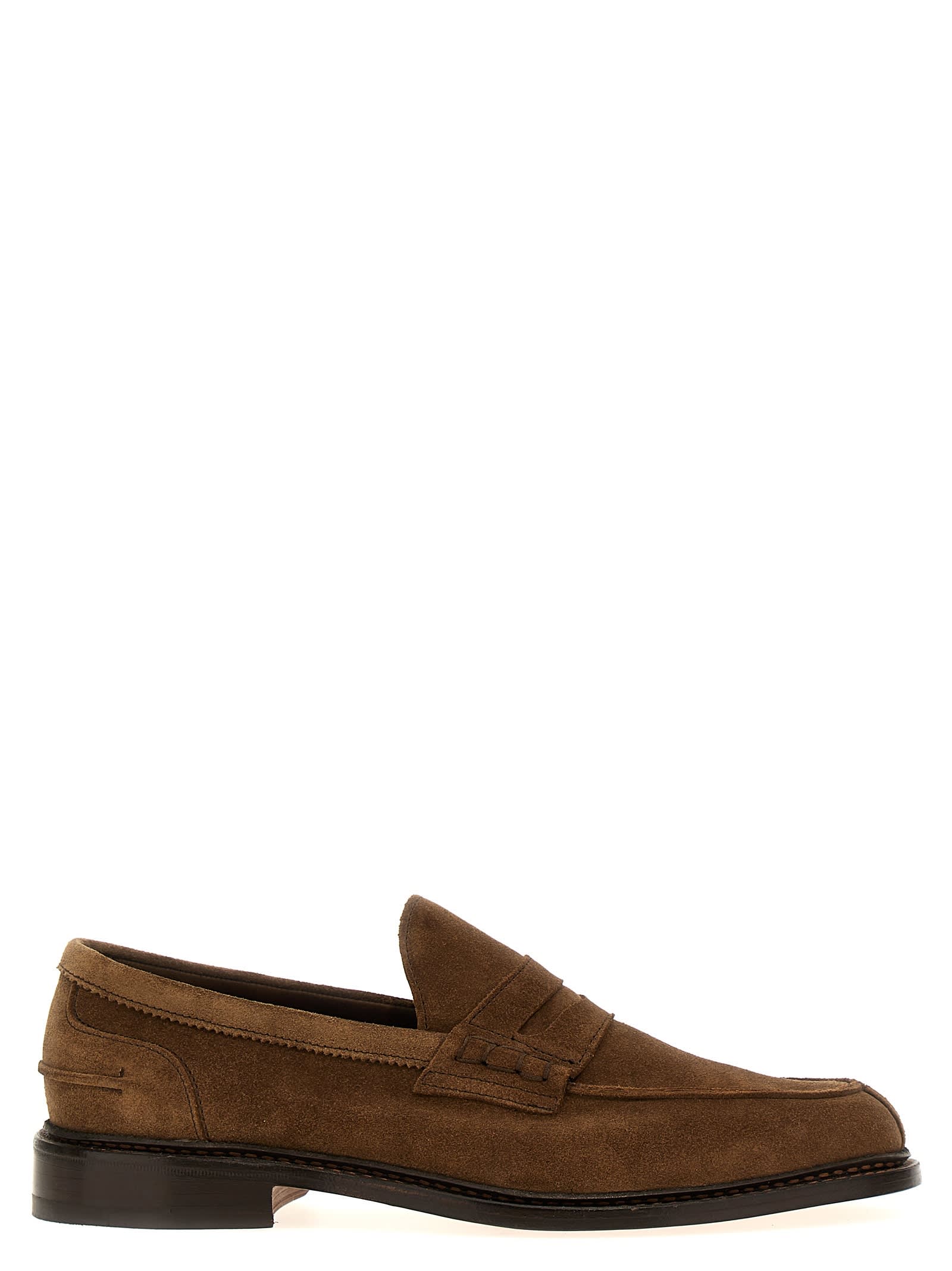 Shop Tricker's College Loafers In Brown