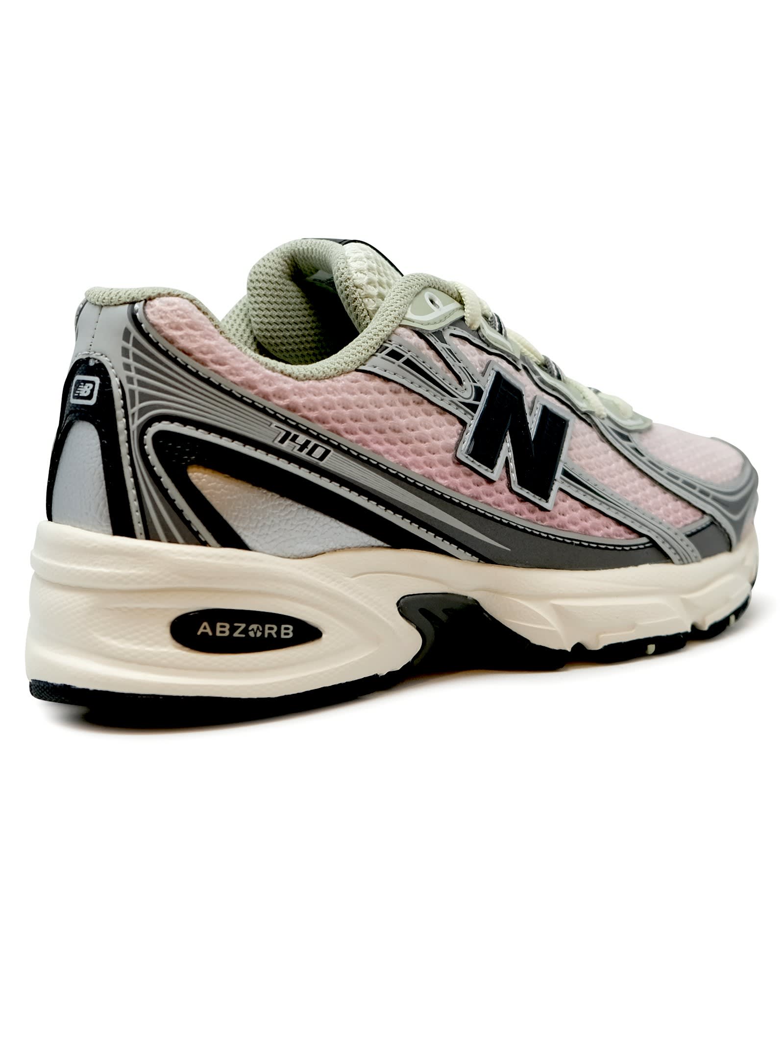New Balance 740 Mesh And Synthetic Running-inspired Sneakers In Pink