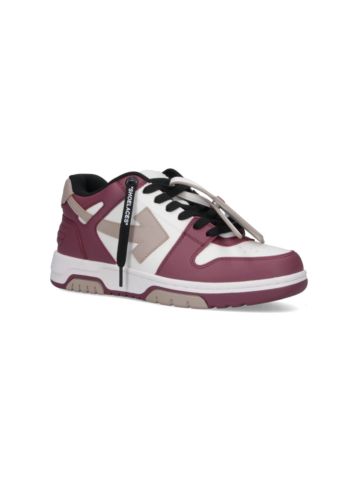 Off-white Out Of Office Tricolor White Burgundy In Multi