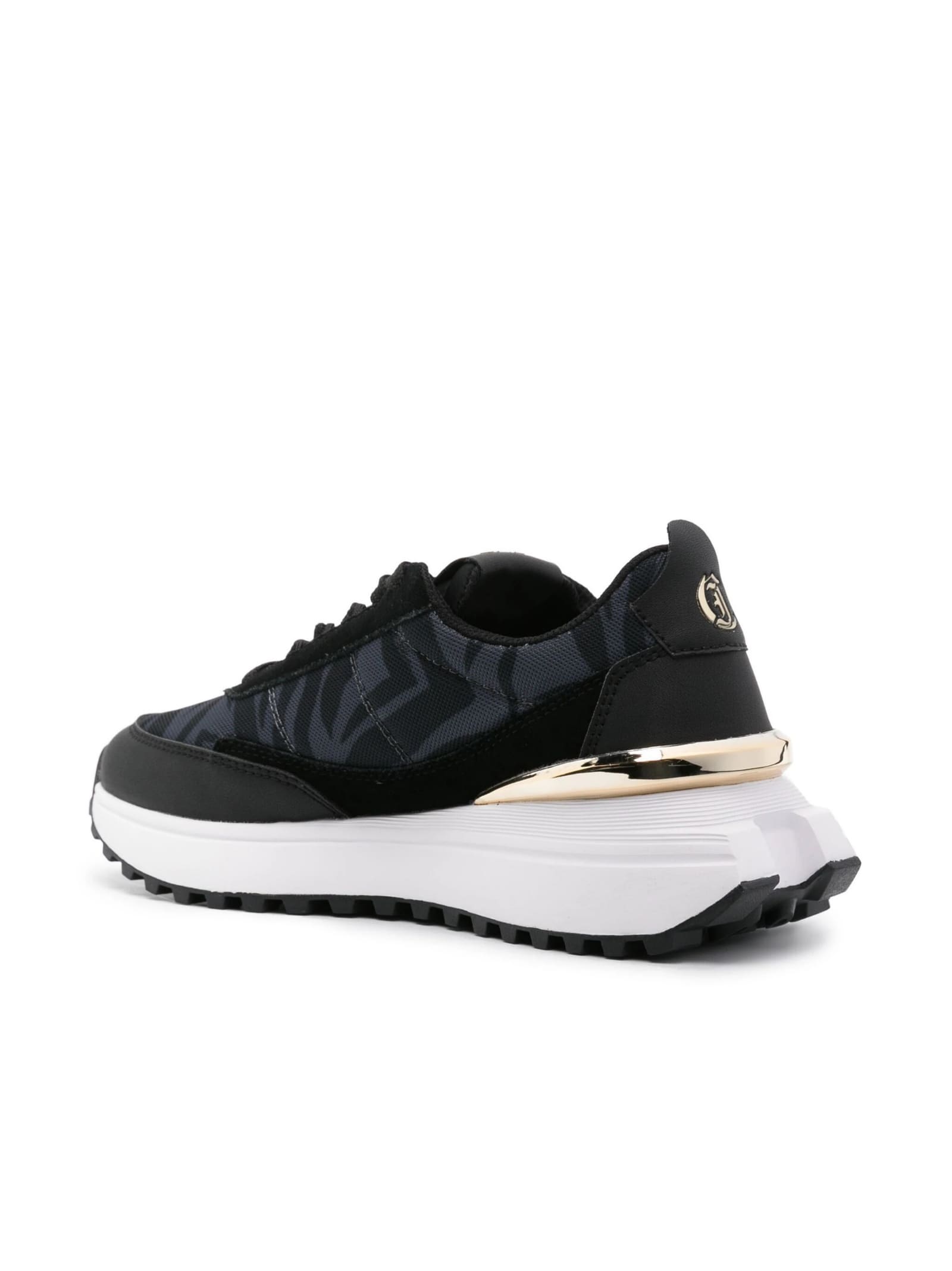 Shop Just Cavalli Sneakers In Black