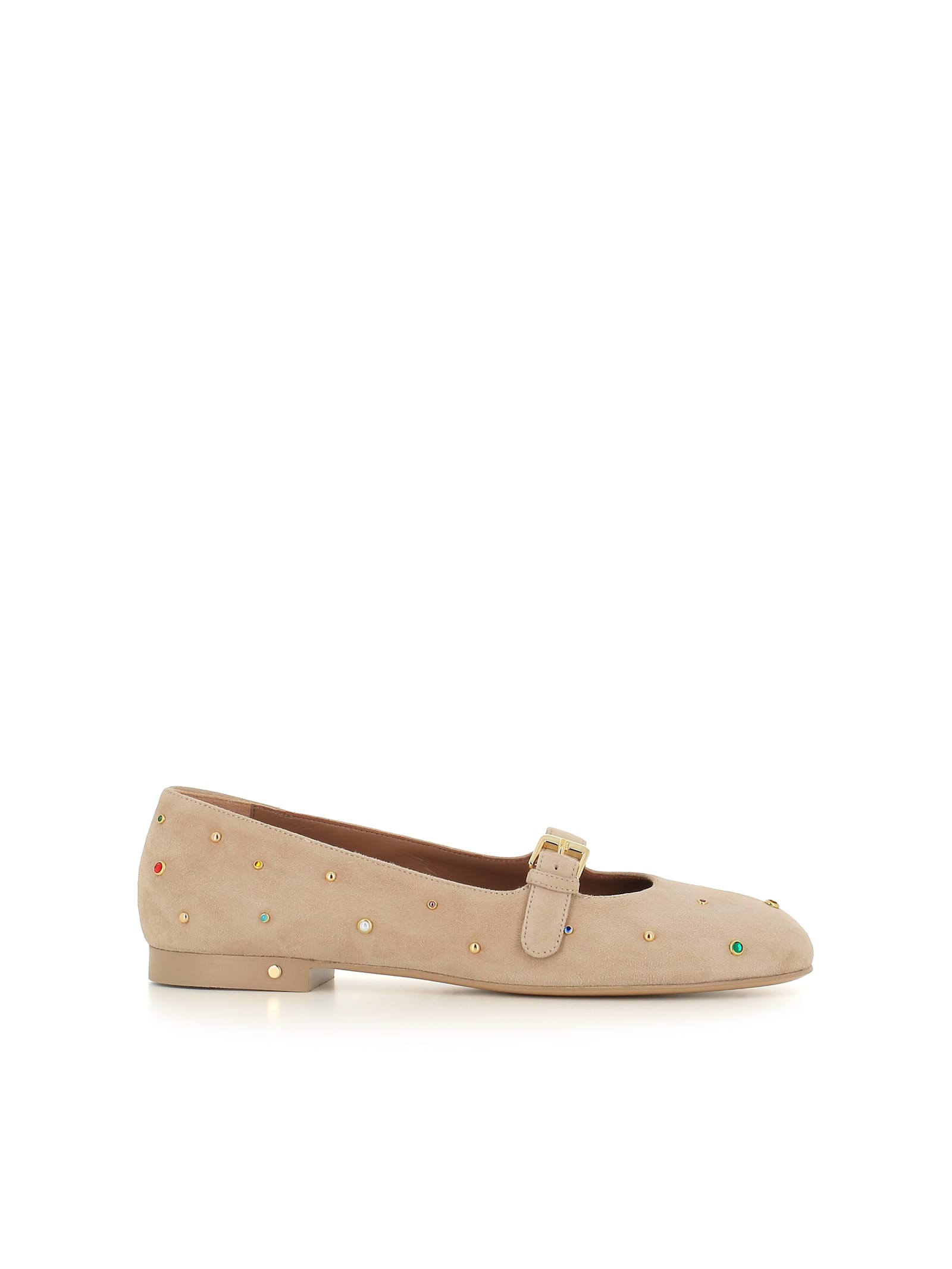 Laurence Dacade Ballerin Lily In Beige/multicolor