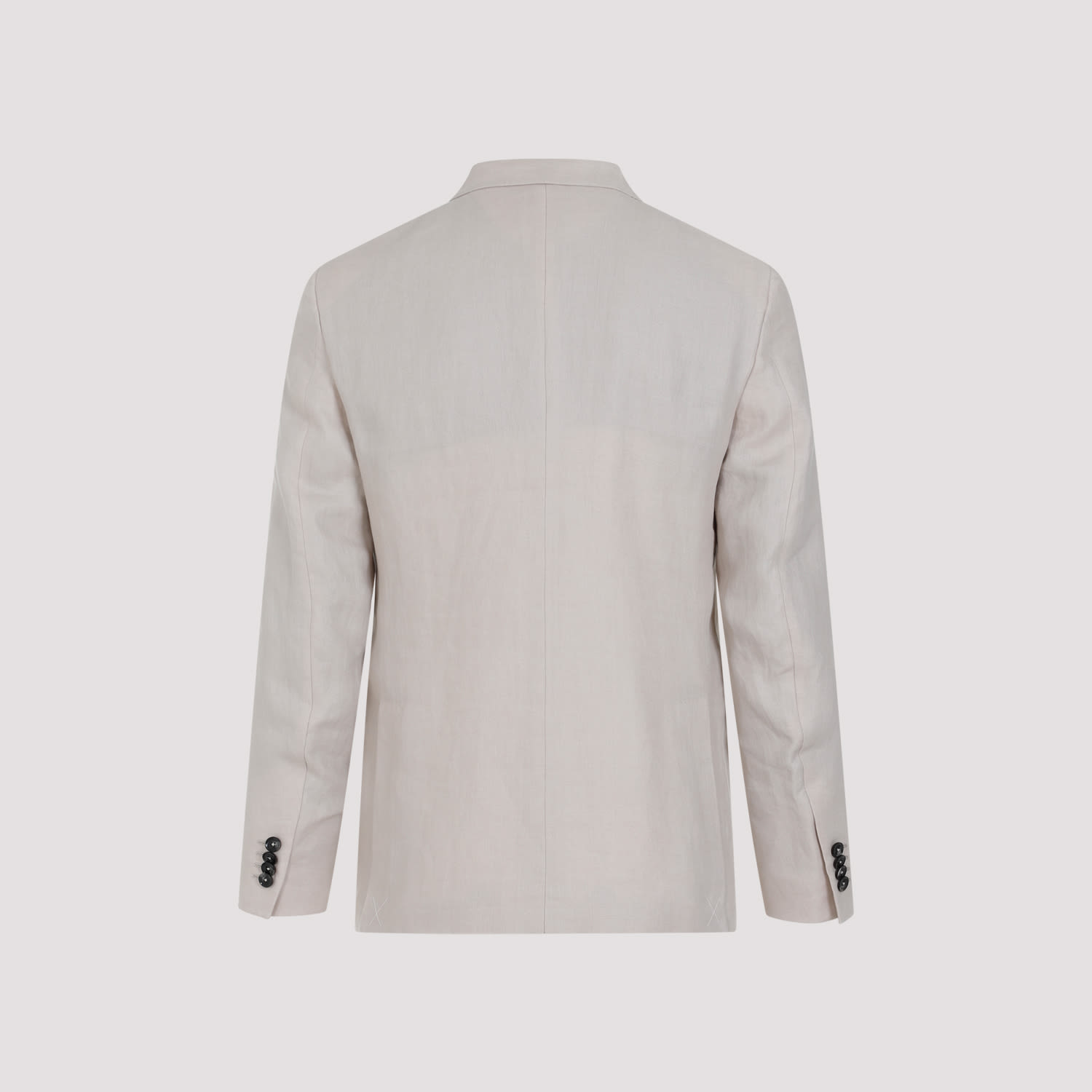 Shop Zegna Oasi Linen Jacket In Beige Chiaro