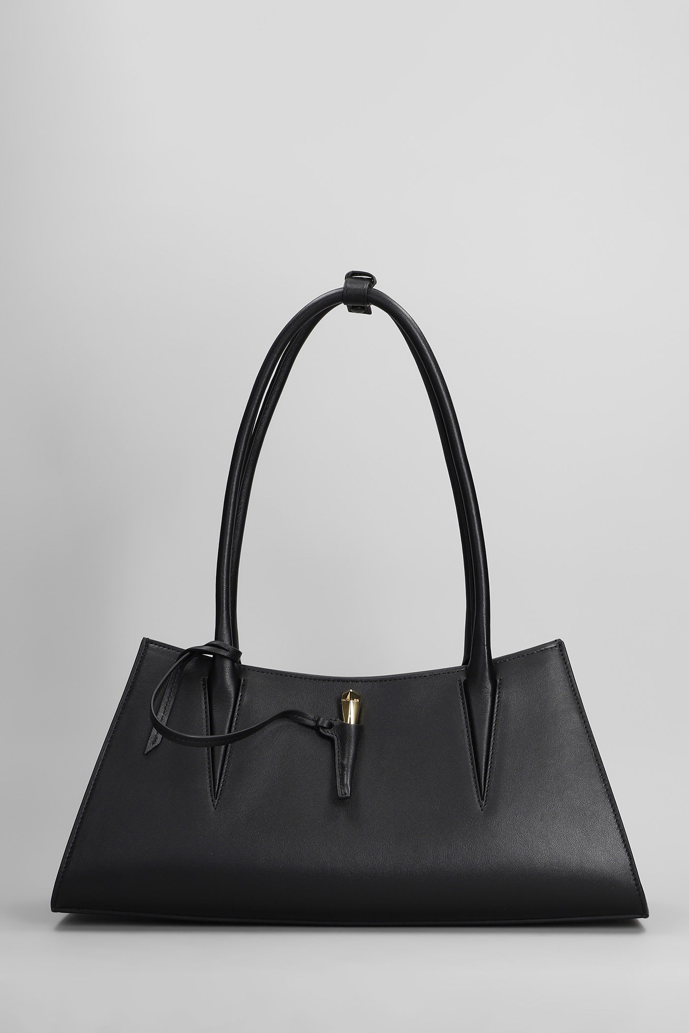 Shoulder Bag In Black Leather