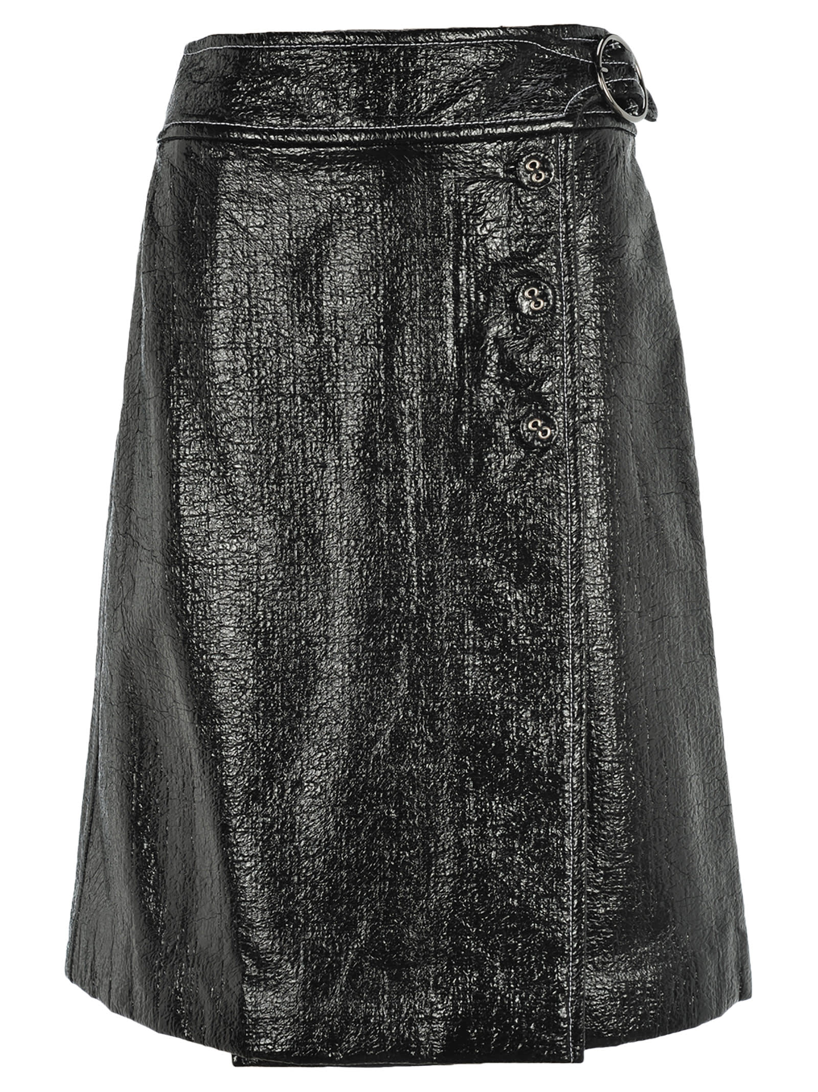 Marni Marni Wrap Style Belted Skirt - BLACK - 10999343 | italist