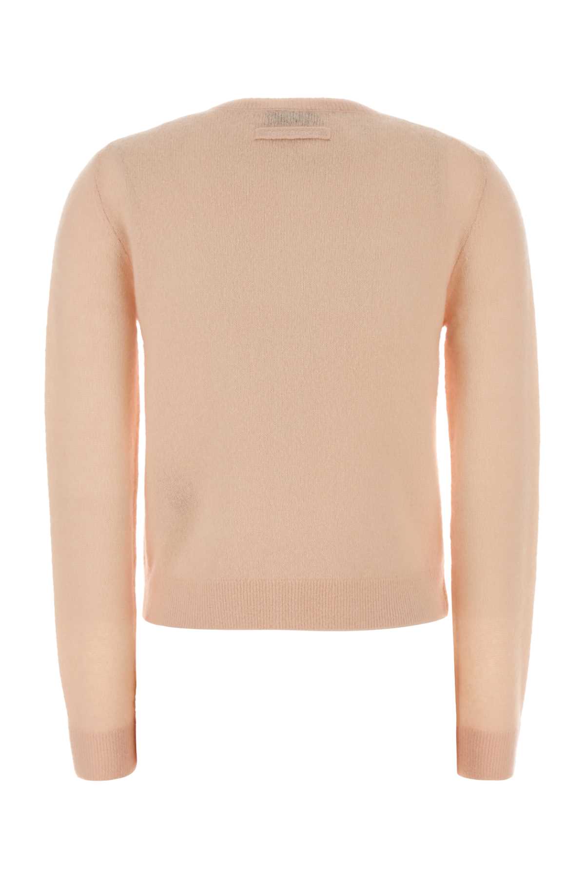 Tory Burch Pastel Pink Cashmere Blend Cardigan In Pink