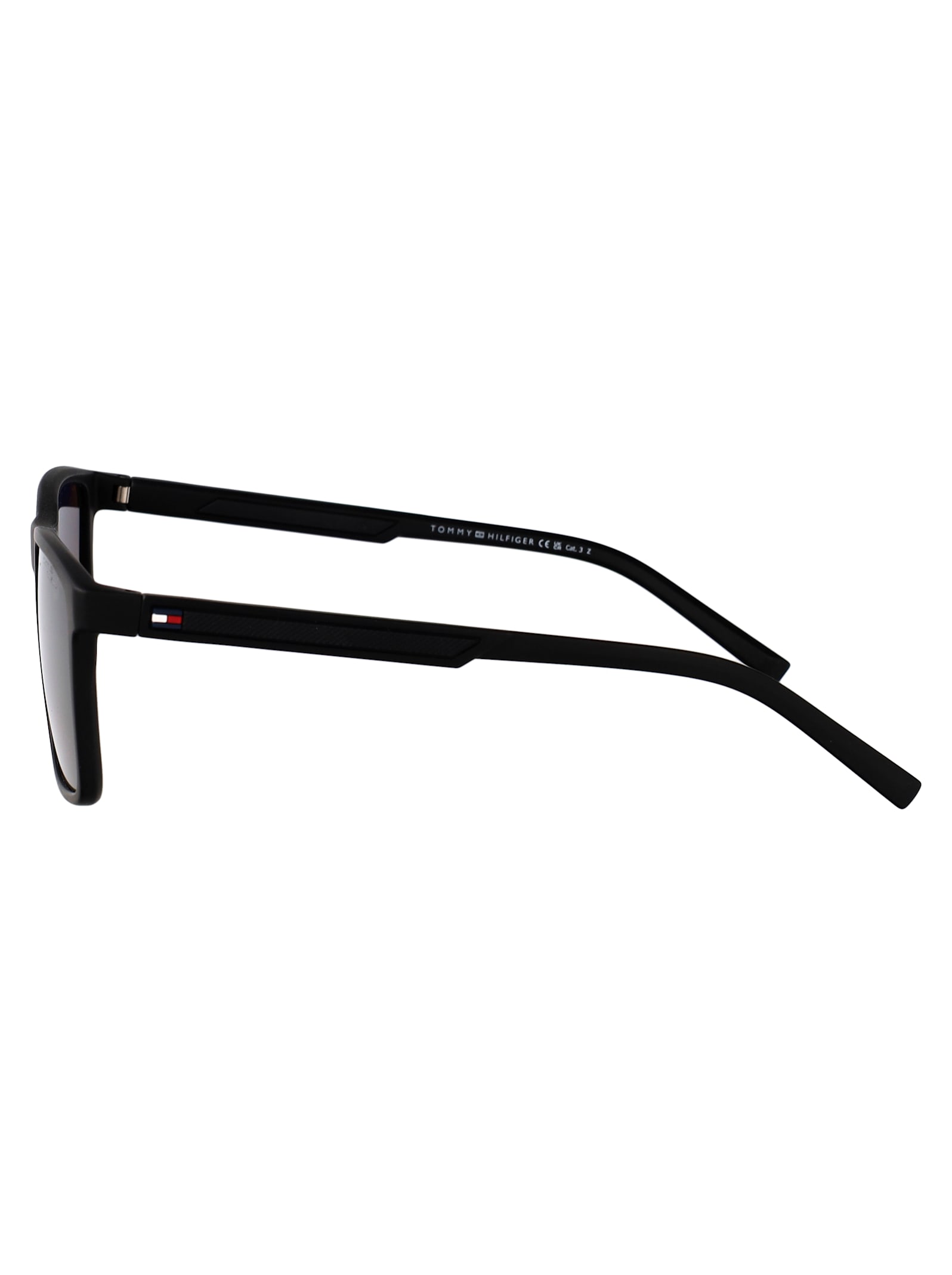 Tommy Hilfiger Black Eco Polyamide Sunglasses In Brown