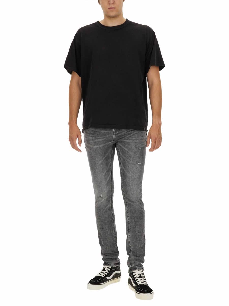 PURPLE BRAND VINTAGE ABRASIONS JEANS 