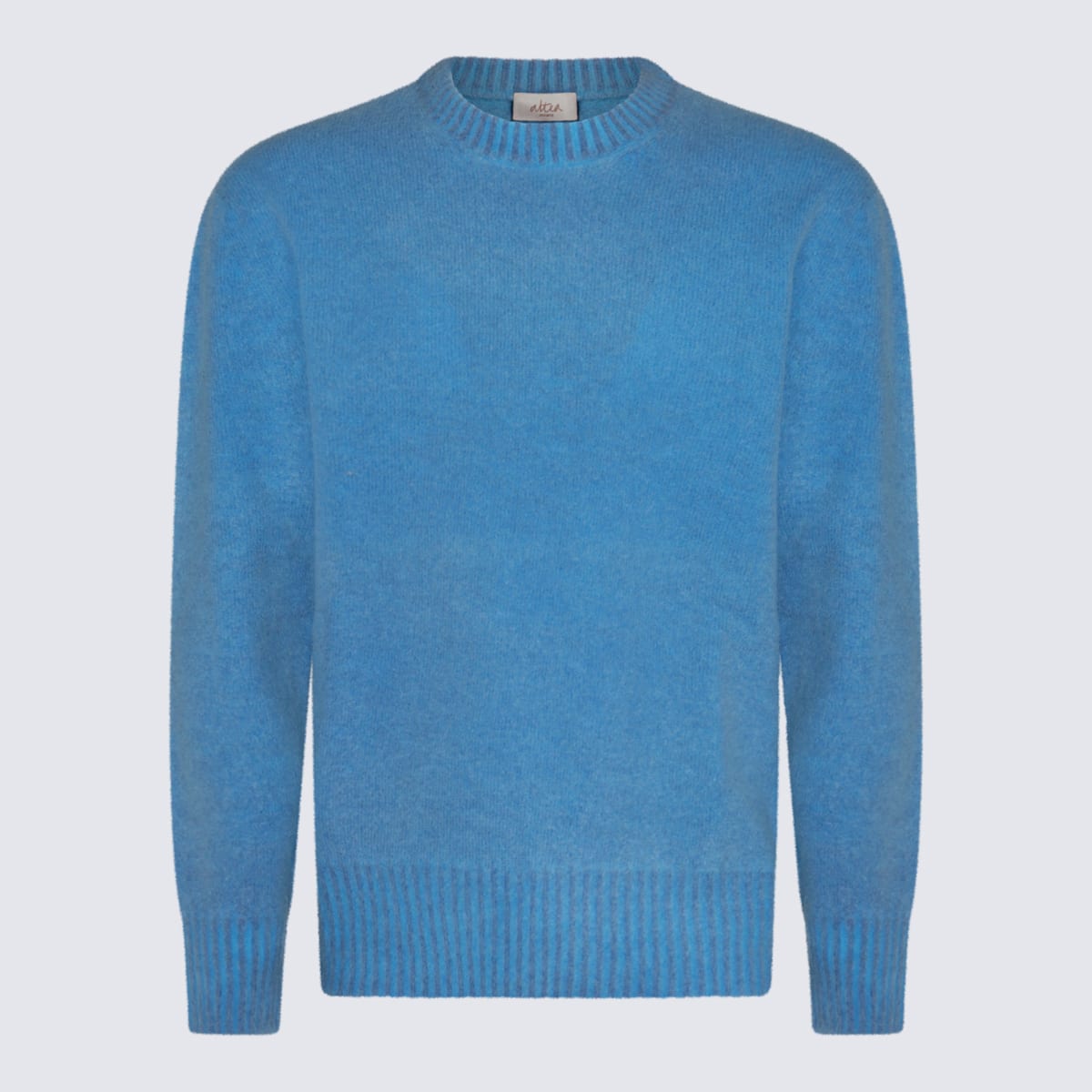 Blue Wool Knitwear