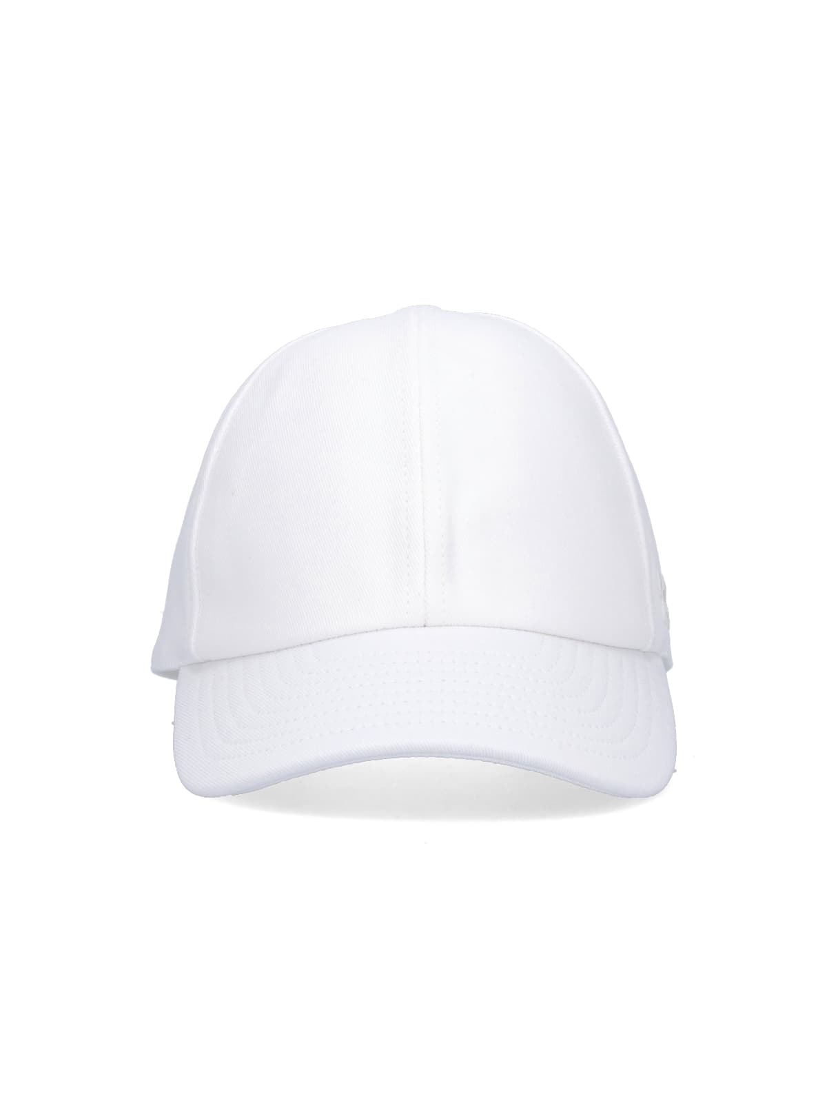 Shop Courrèges Logo Baseball Cap In White