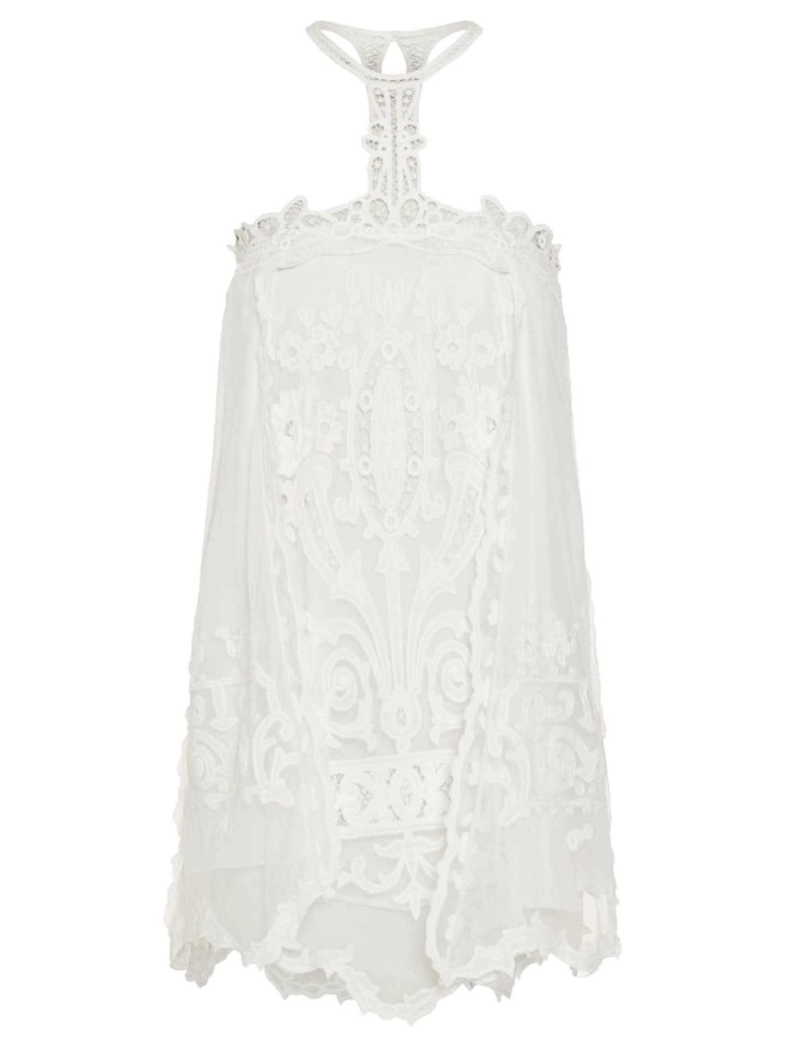Isabel Marant White Sheer Short Dress